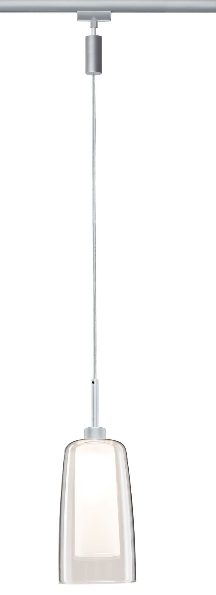 Paulmann Schienensystem-Leuchten »URail Pendel Arido II GU10 560lm 5W 2700K 230V Chrom matt, Klar, Satin«