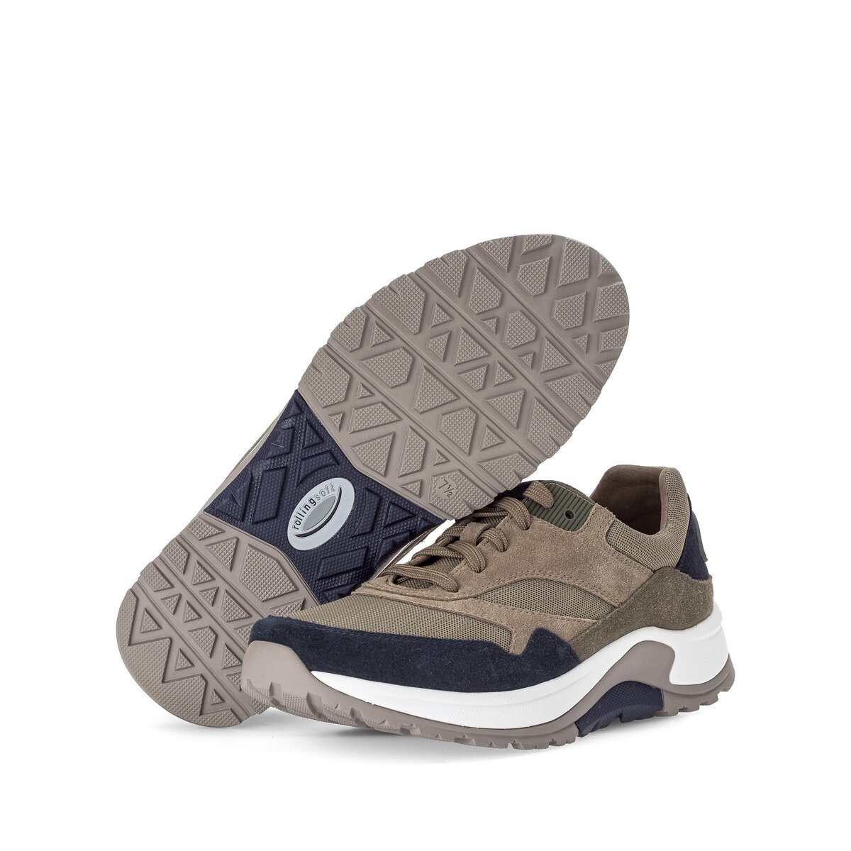 Gabor Sneaker »rollingsoft Sneaker low Materialmix Leder/Textil«