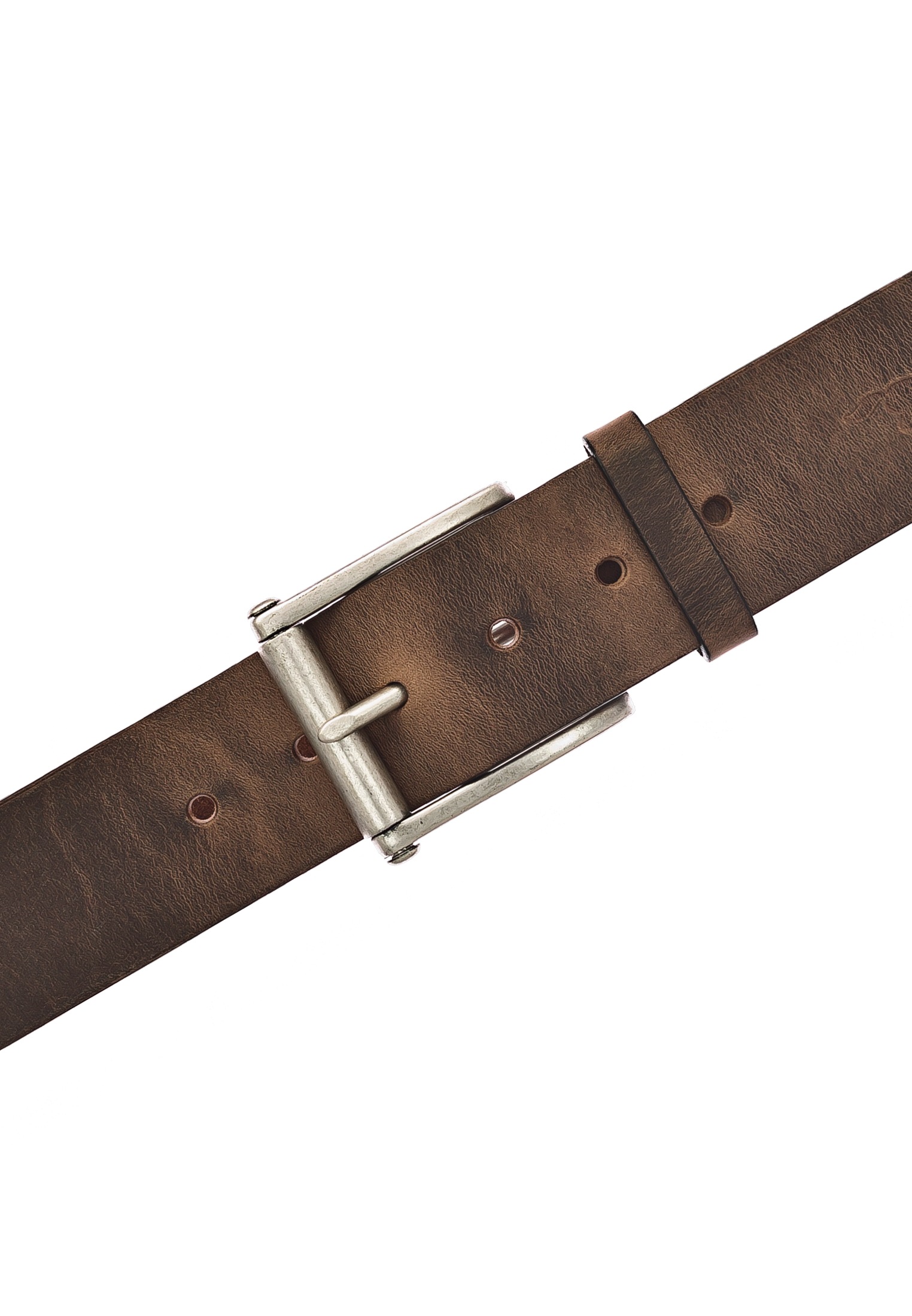 MUSTANG Ledergürtel, Leder-Gürtel mit Vintagecharakter und Roll-Schließe, 4 günstig online kaufen