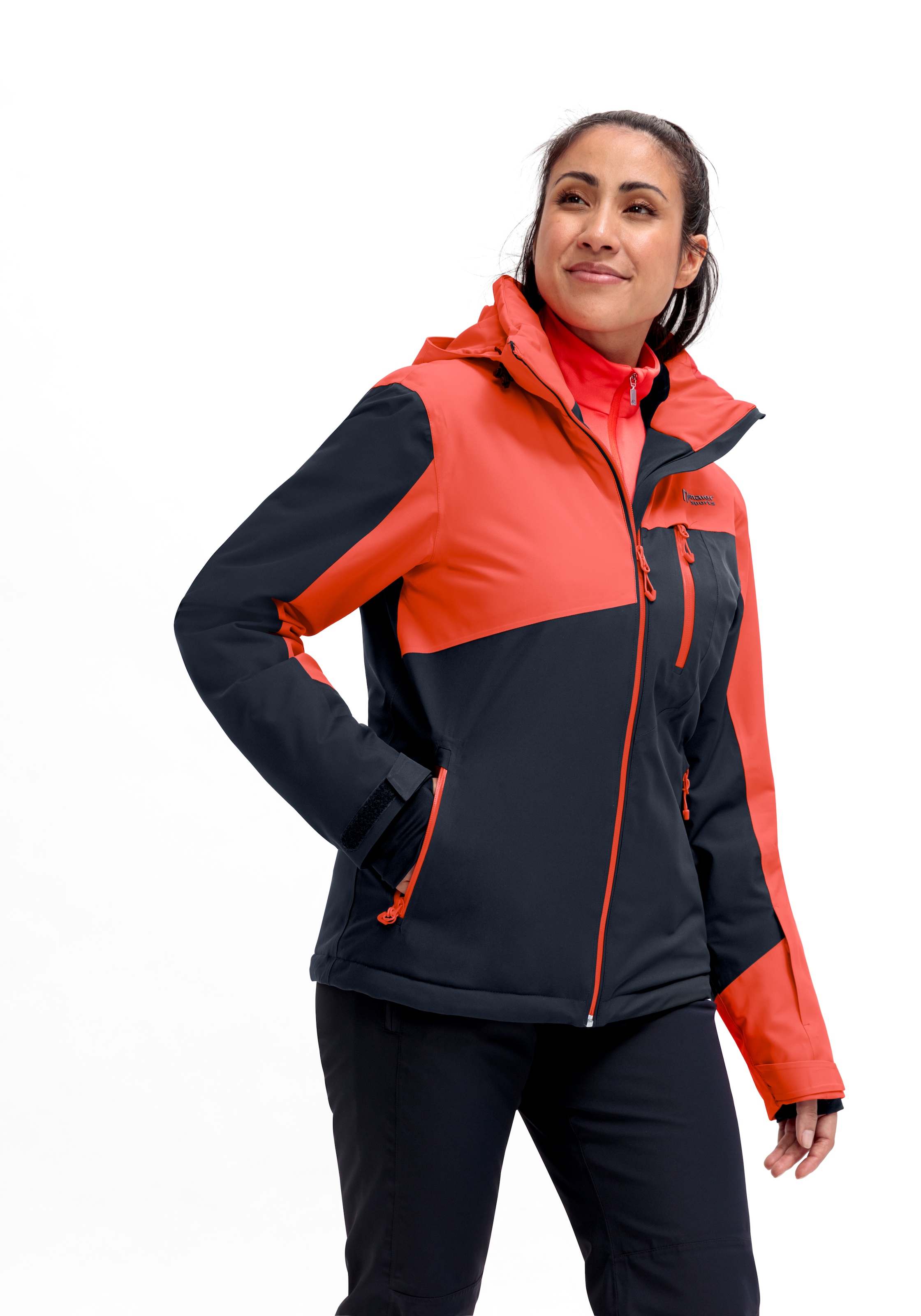 Maier Sports Skijacke »Glacierguard W«, Damen Winterjacke wattiert u. wasserdicht