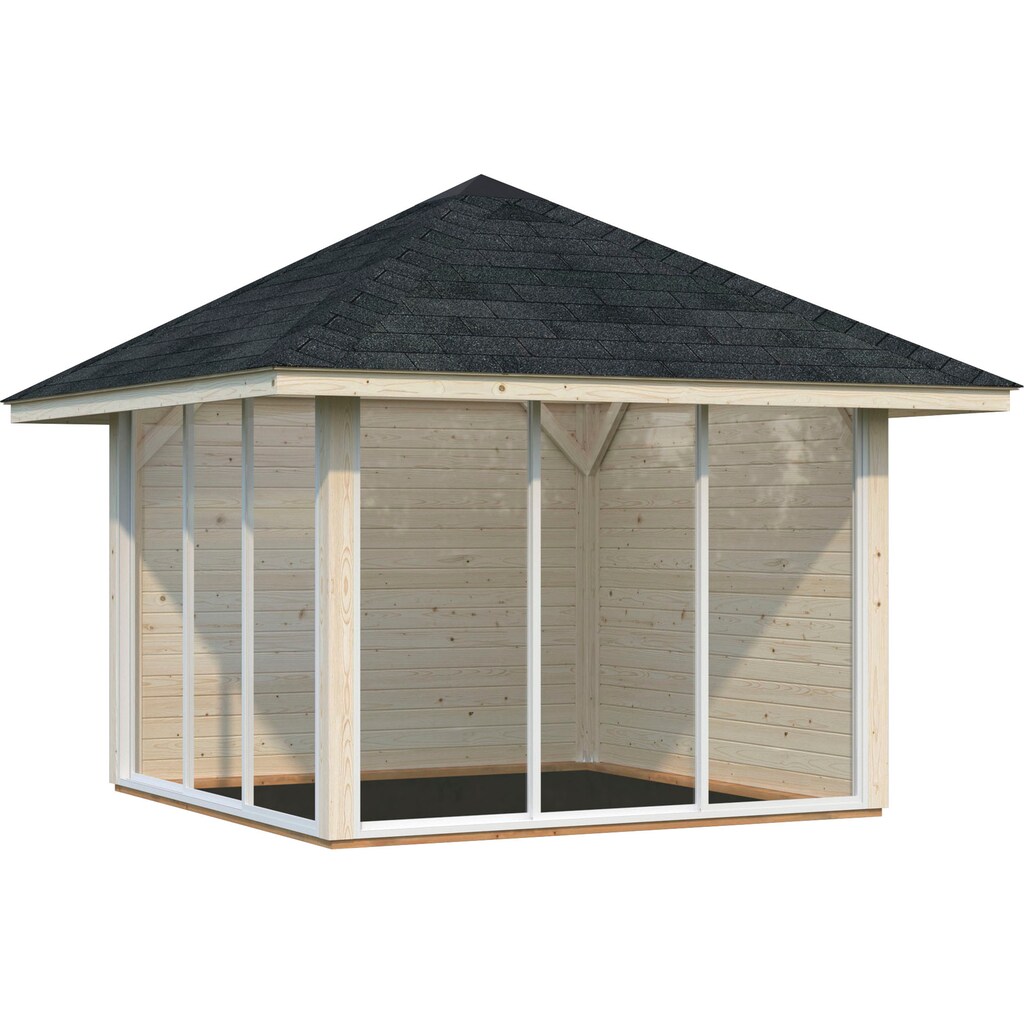 Palmako Holzpavillon »Bianca 8,3 m² Set 4«, BxTxH: 300x300x323 cm