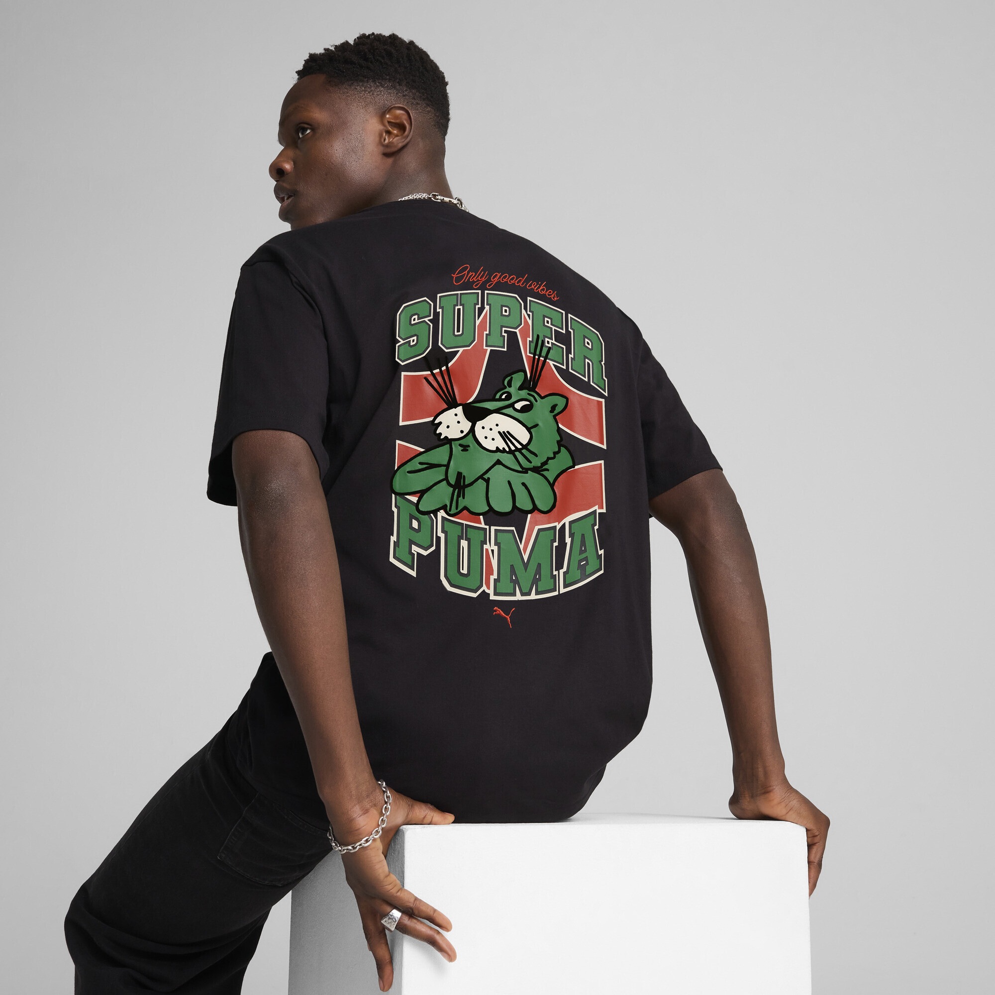 PUMA T-Shirt »GRAPHICS Super PUMA Relaxed T-Shirt Herren«