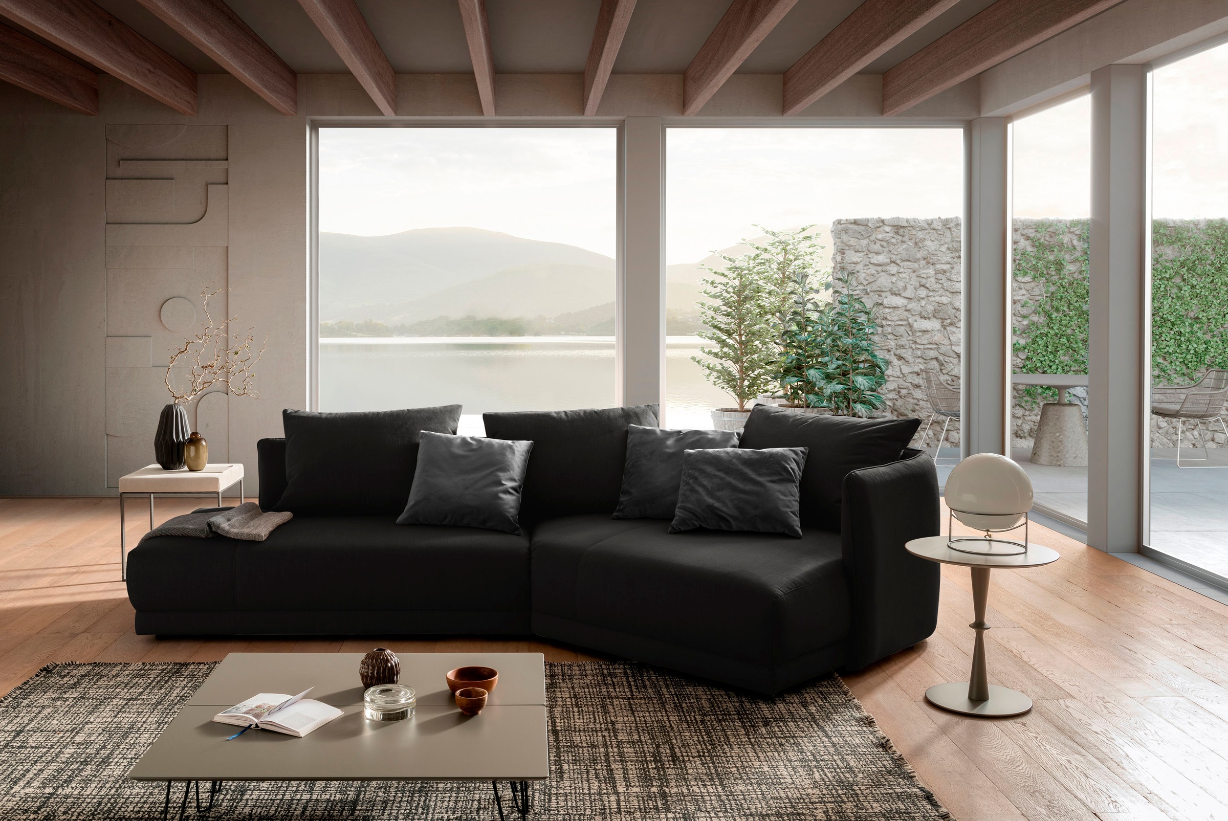 designwerk Ecksofa "New York L-Form, anmutendes Designsofa", mit moderner R günstig online kaufen