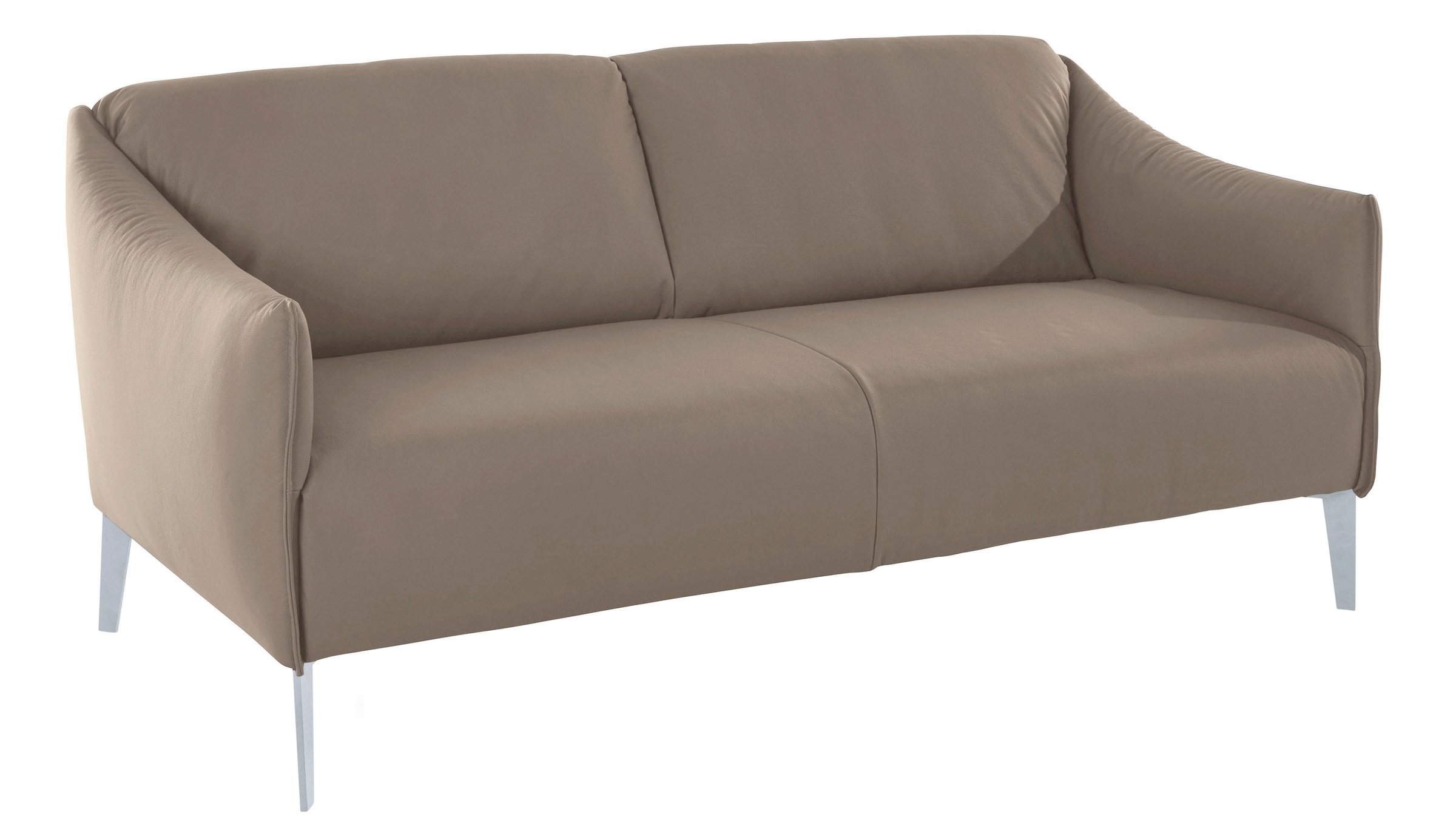 W.SCHILLIG 2,5-Sitzer »sally« mit Metall-Winkelfüßen in Silber matt, Breite 174 cm