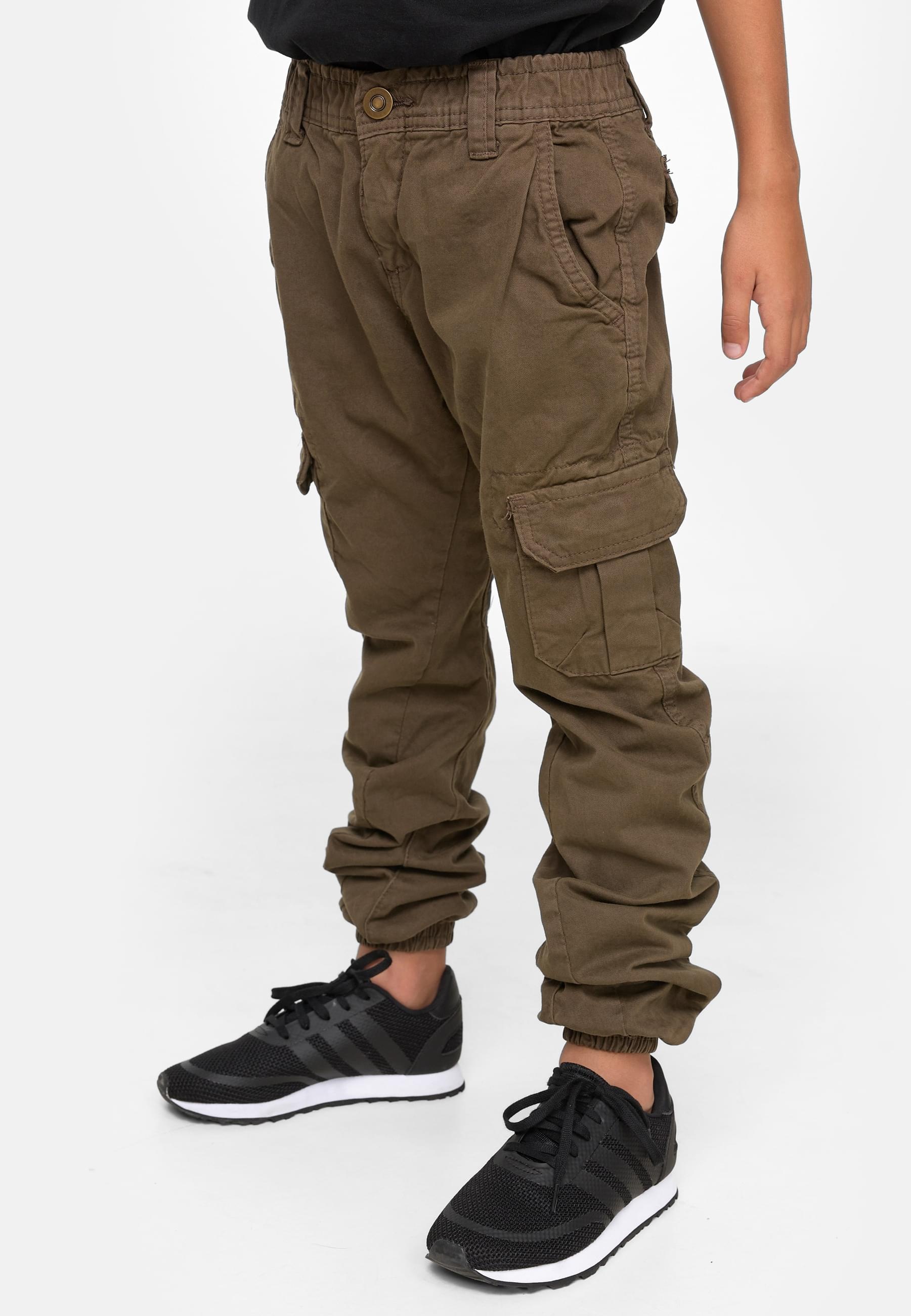 URBAN CLASSICS Stoffhose »Urban Classics Herren Boys Cargo Jogging Pants«, (1 tlg.)