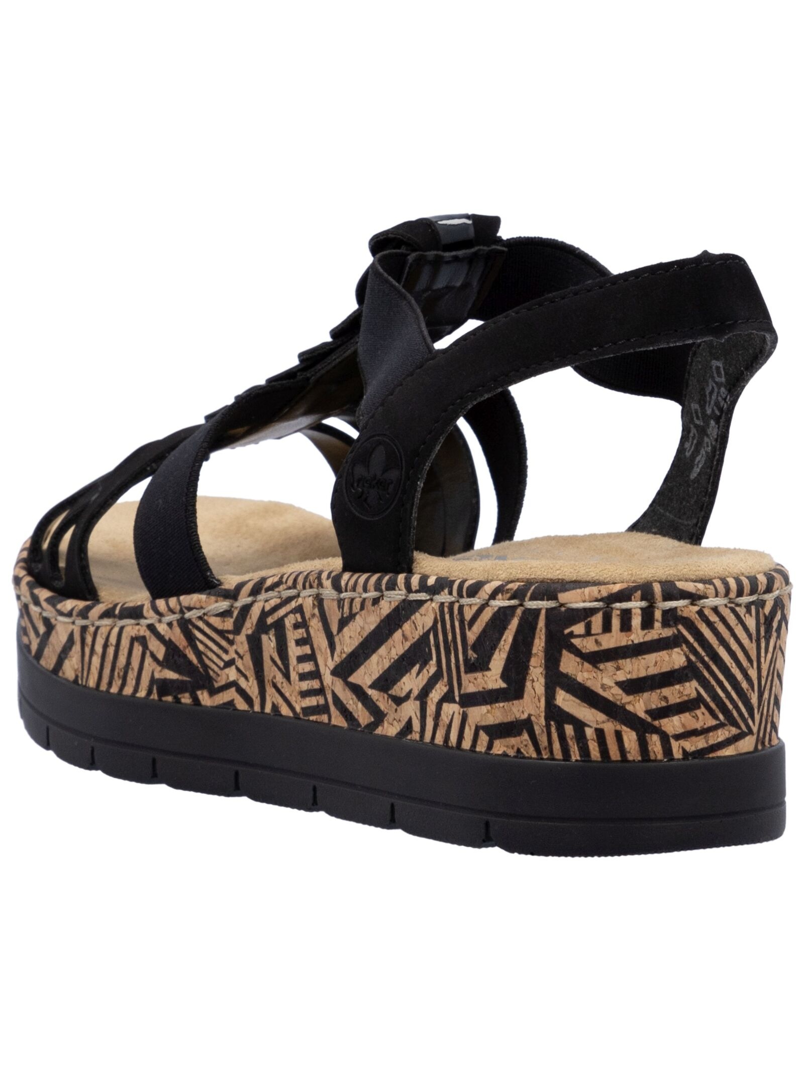 Rieker Keilsandalette »Rieker Sandalen Lederimitat«