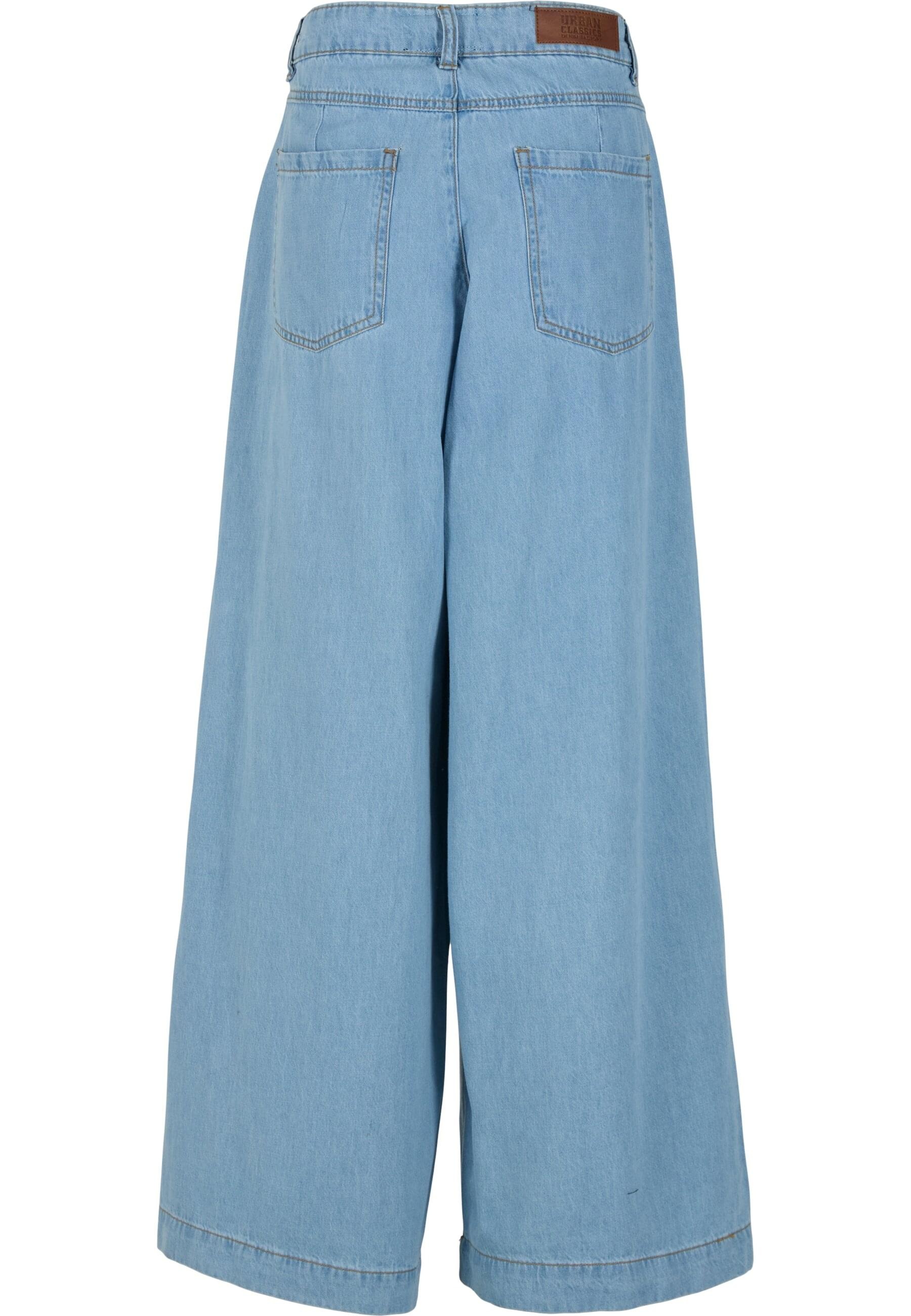 URBAN CLASSICS Bequeme Jeans »Urban Classics Ladies Wide Leg Light Denim Pants«