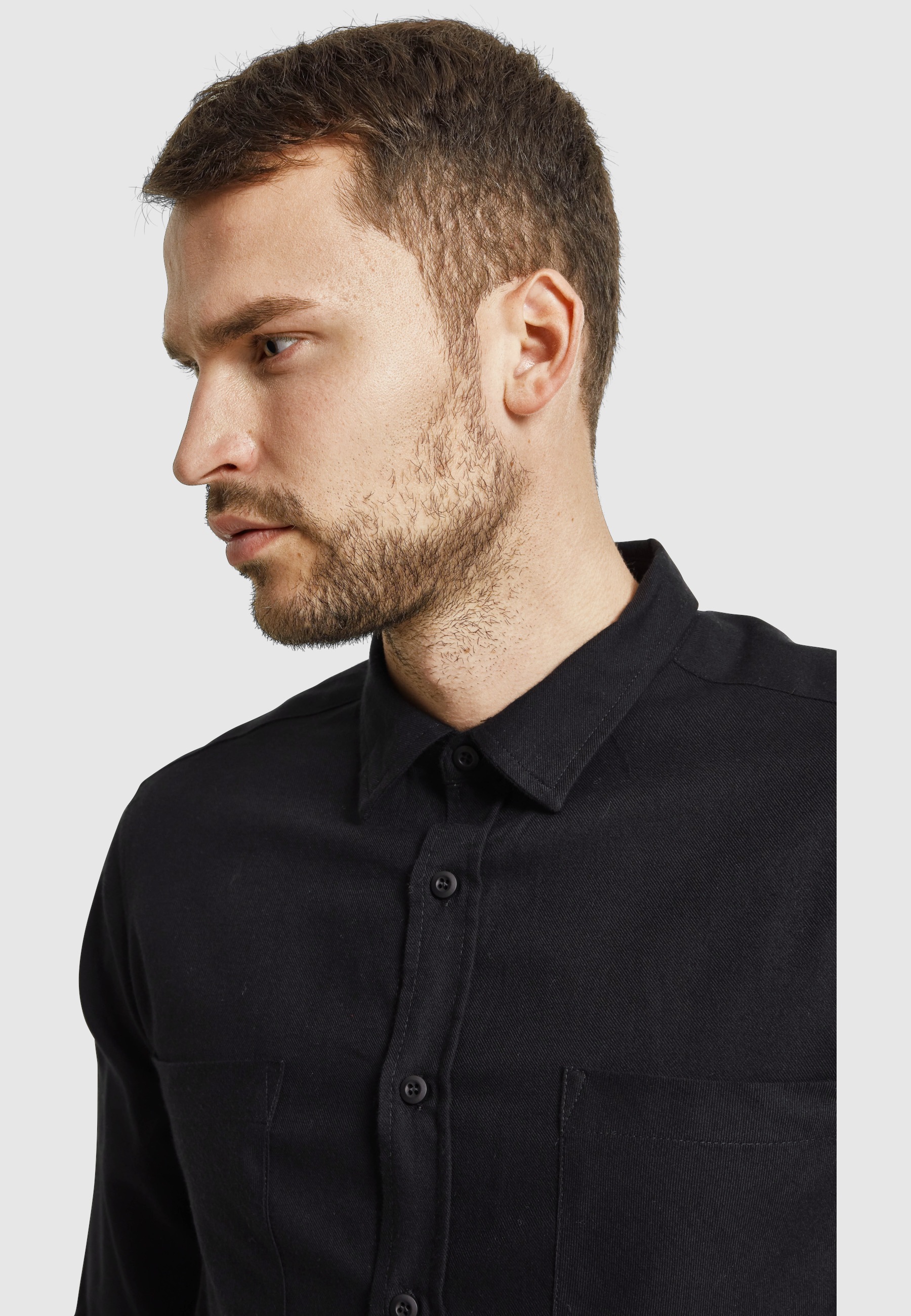 URBAN CLASSICS Kurzarmshirt »Urban Classics Herren Checked Flanell Shirt« 1 Stk.