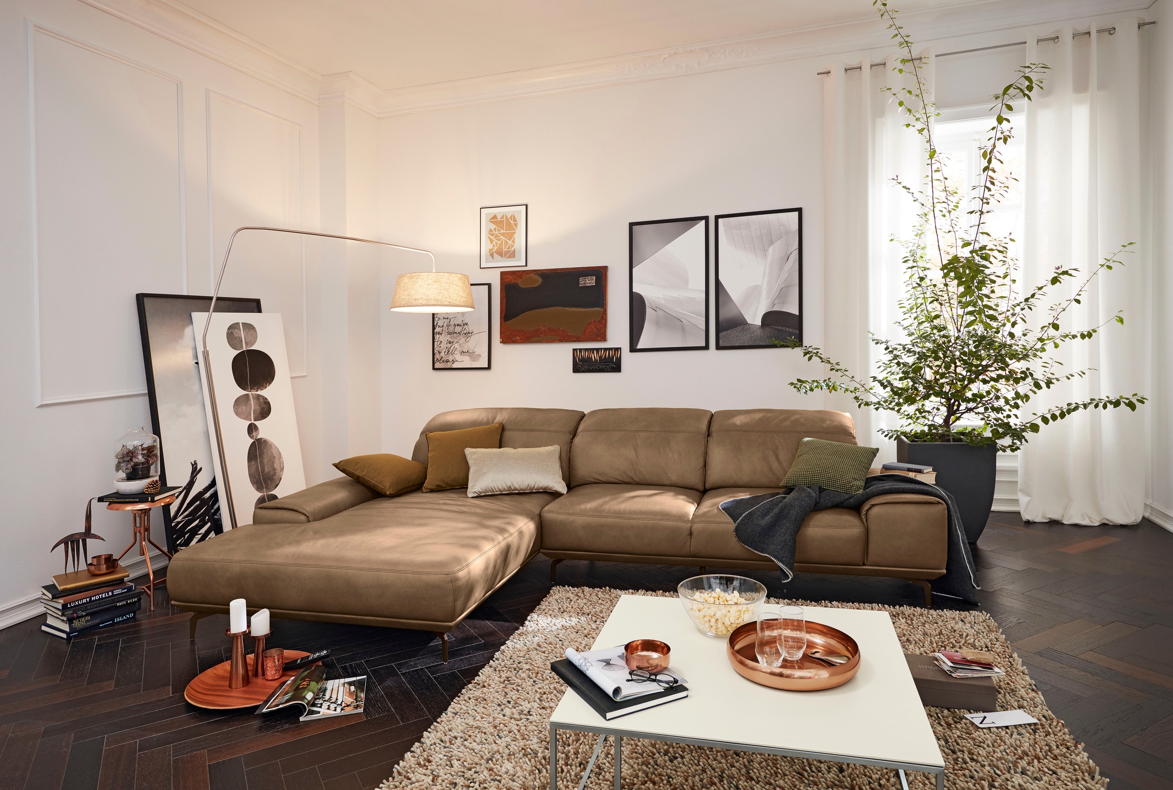 Musterring Wohnlandschaft "MR 2490 Ecksofa mit erstklassigem Sitzkomfort, L günstig online kaufen