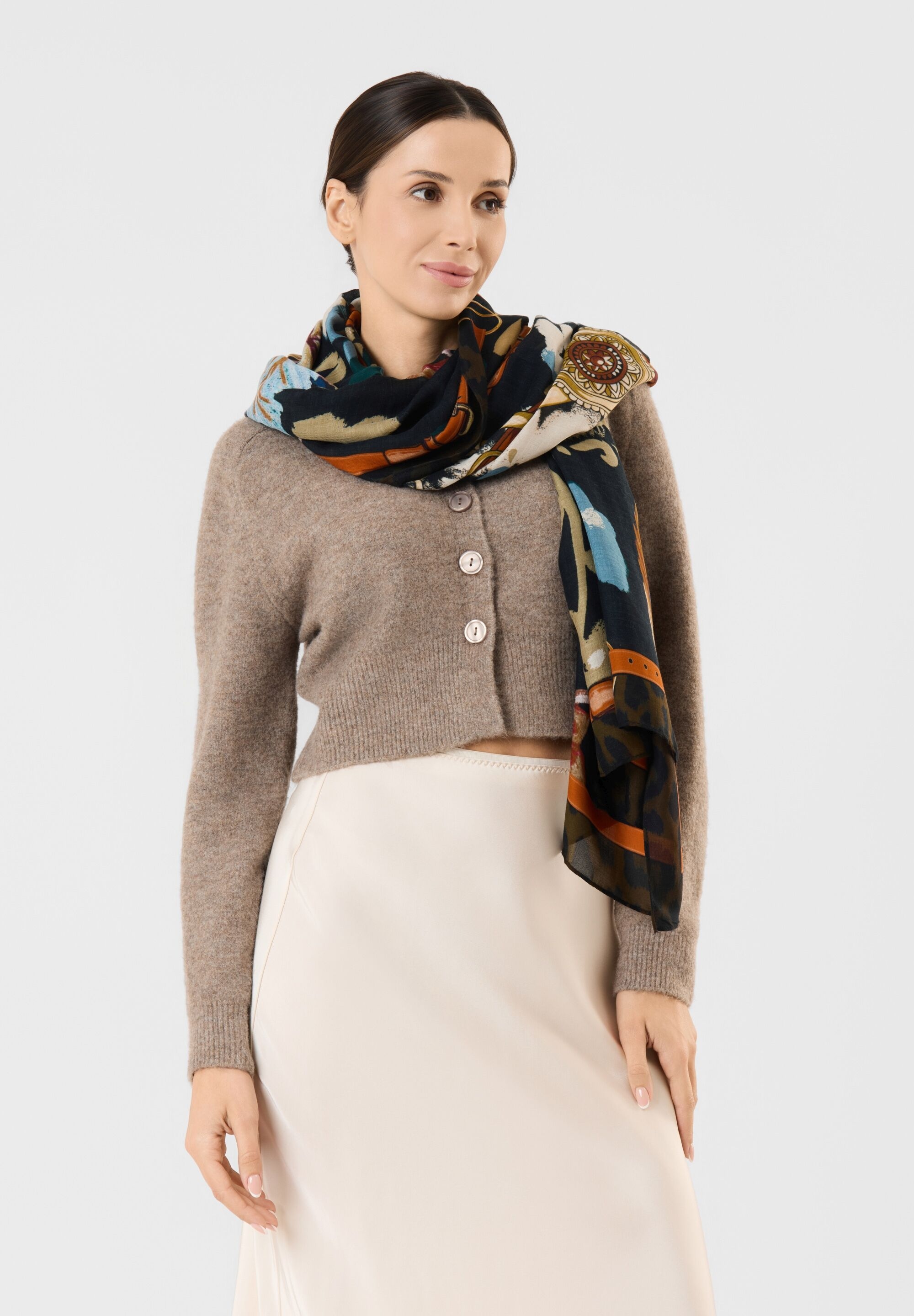 Codello Modetuch »Codello Schal« mit floralem Herbst-Print