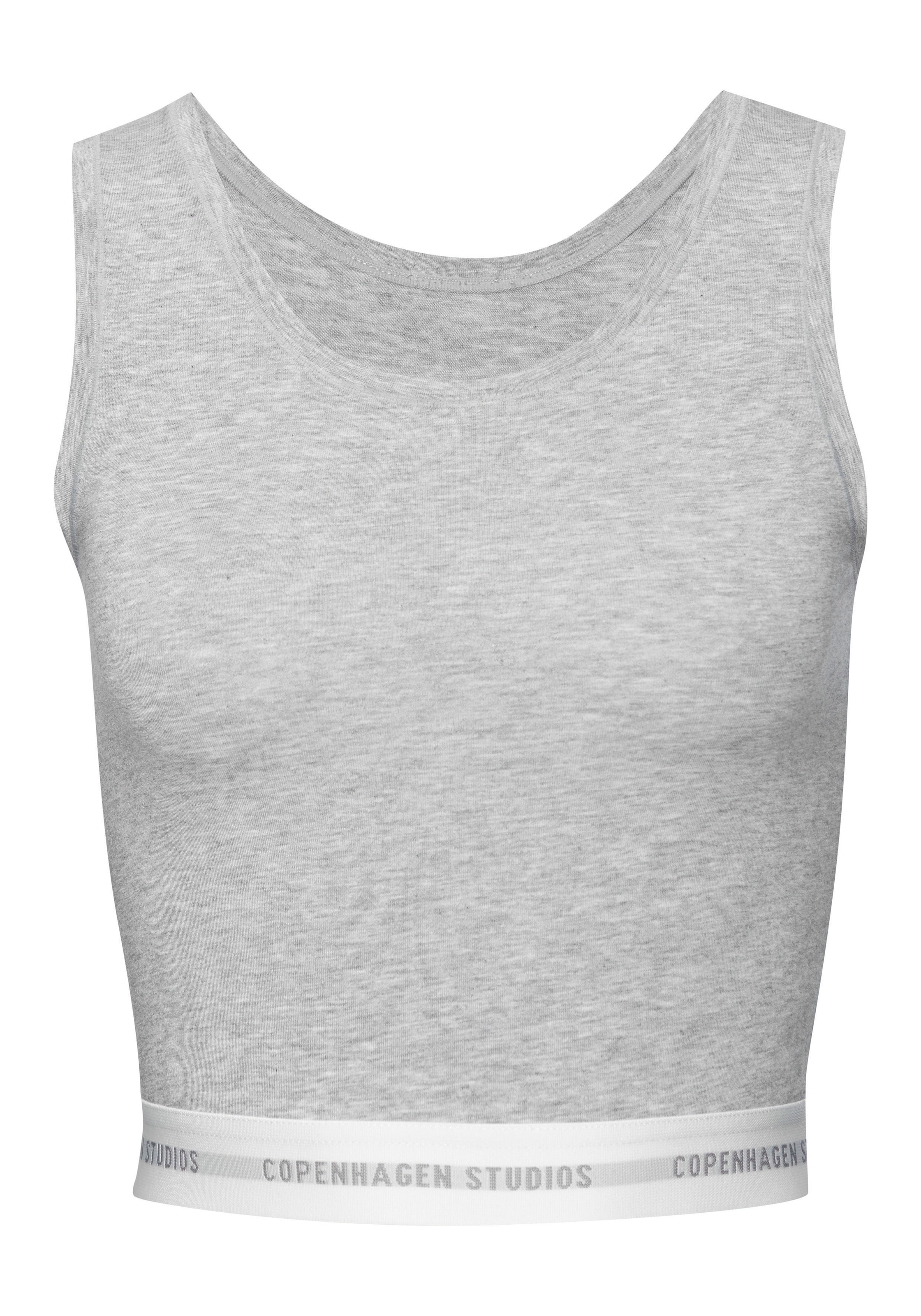Copenhagen Studios Achseltop, mit weichem Logobund und aus elastischer Baumwoll-Modal-Qualität
