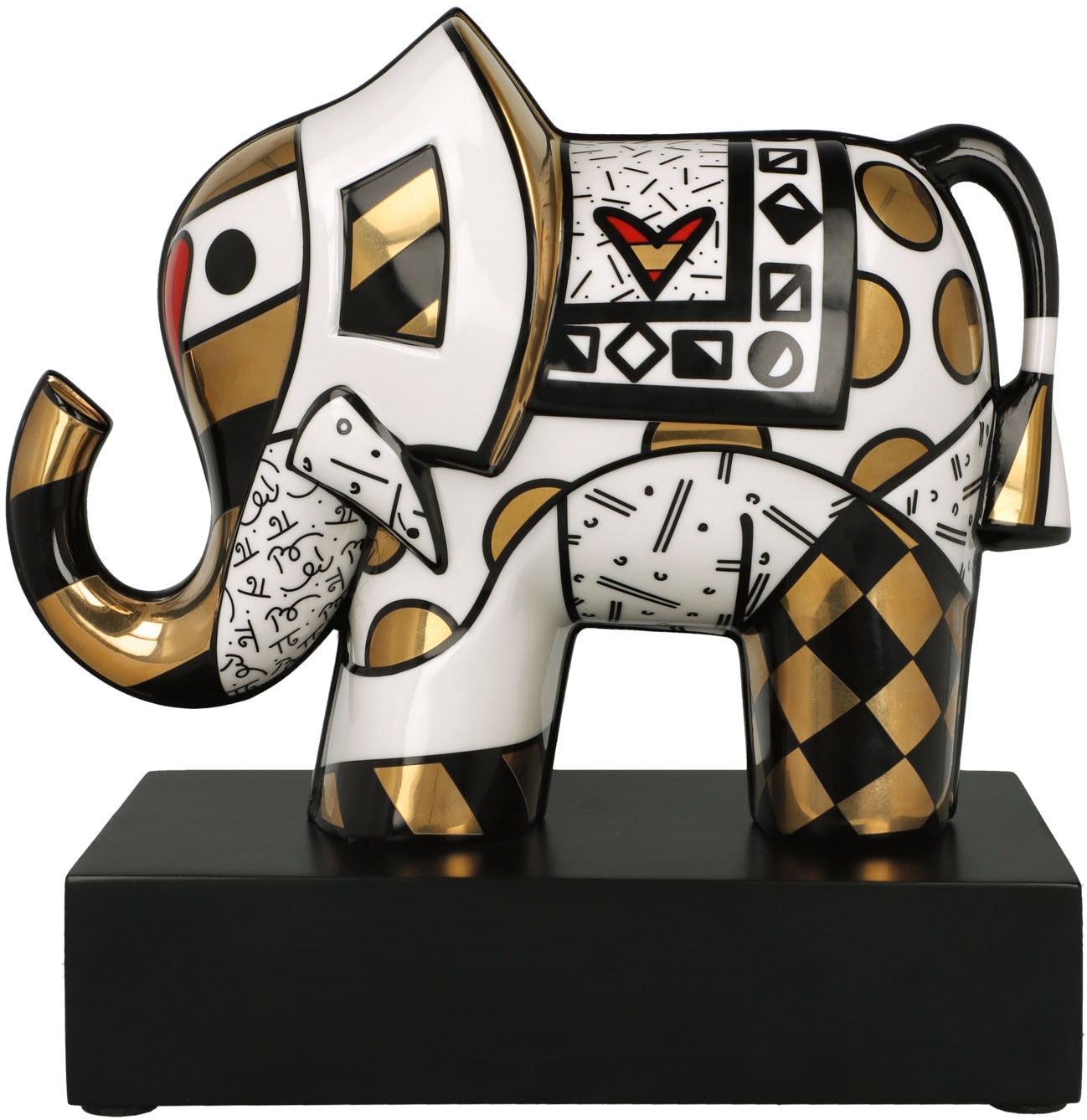 Goebel Sammelfigur "Figur Romero Britto - Golden Great India 2"