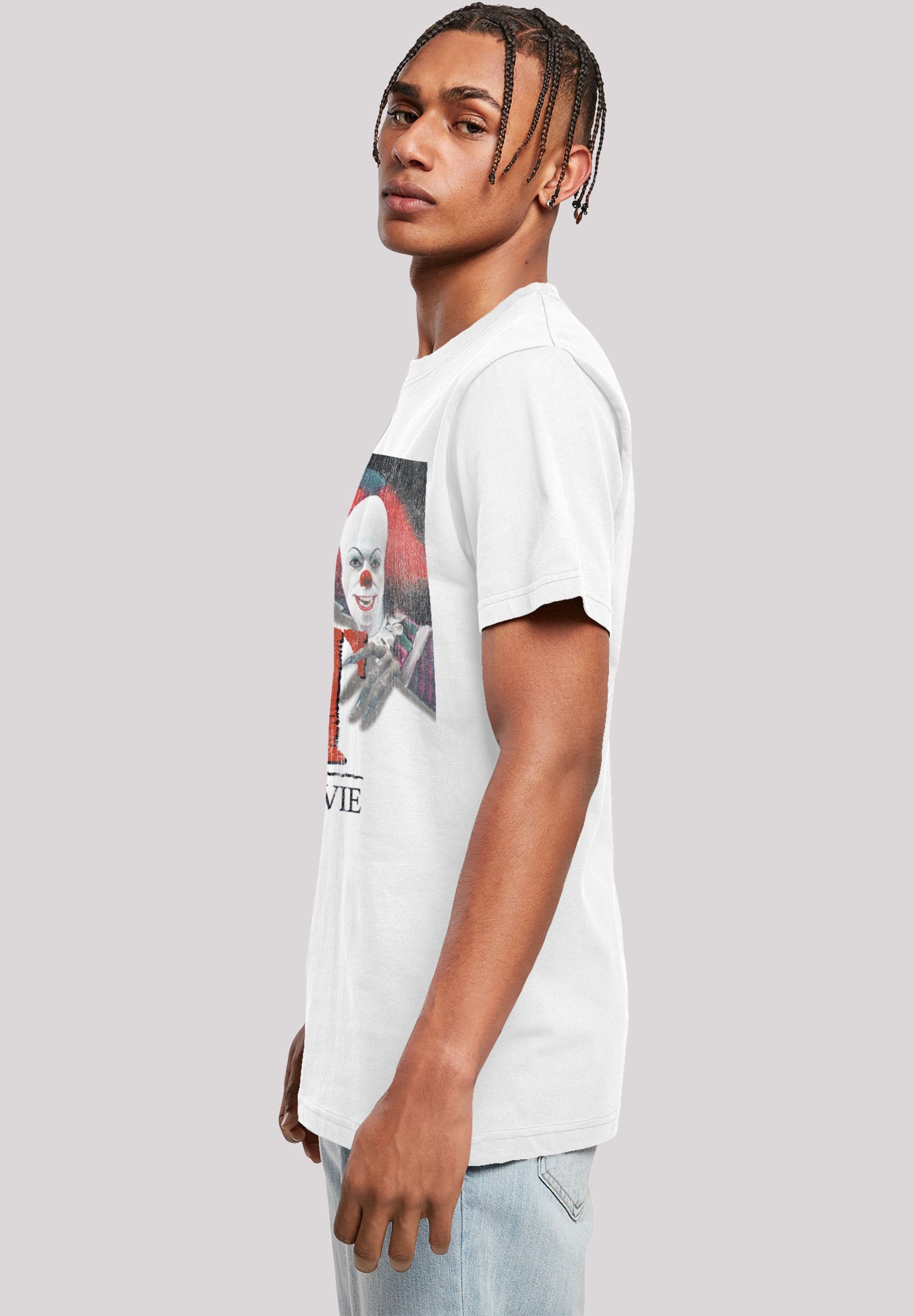 F4NT4STIC T-Shirt »IT Distressed Poster«, Herren,Premium Merch,Regular-Fit,Basic,Bedruckt