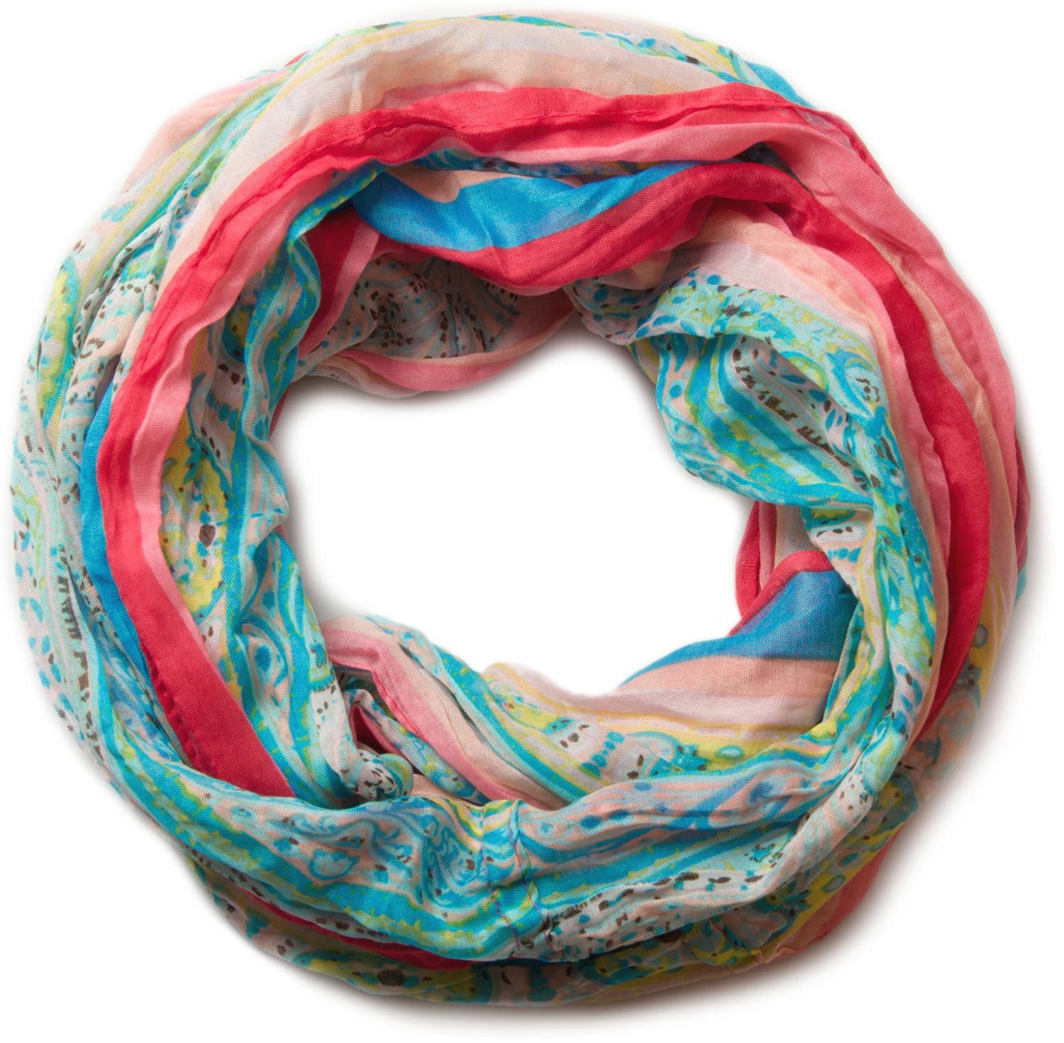 styleBREAKER Loop "Loop mit Streifen Paisley Muster" 1 Stk.