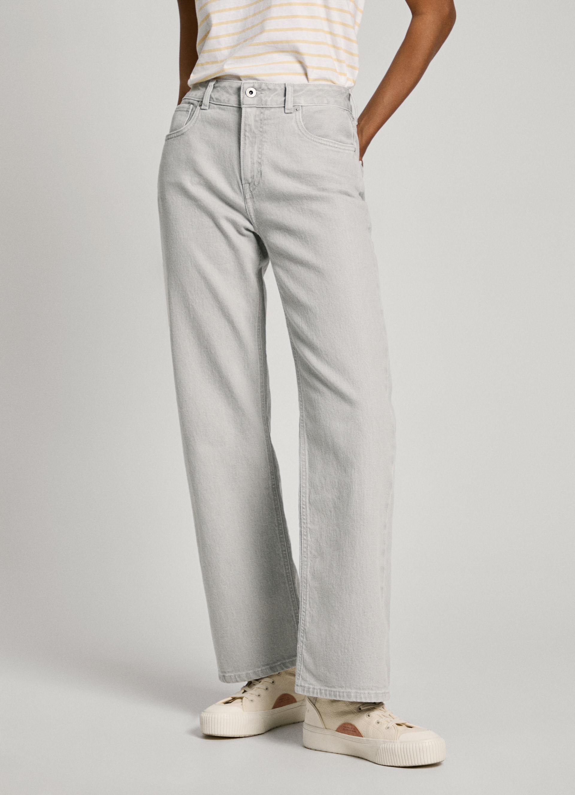 Pepe Jeans Loose-fit-Jeans »LOOSE ST JEANS HW«, mit geradem, weitem Bein