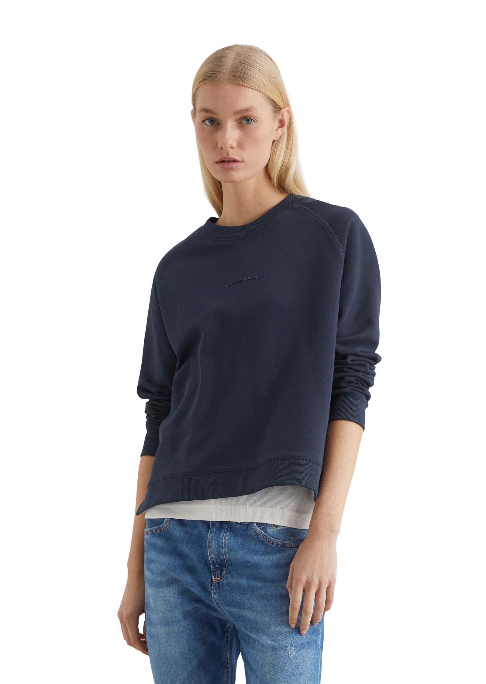 Marc OPolo DENIM Sweatshirt "aus Organic Cotton" günstig online kaufen