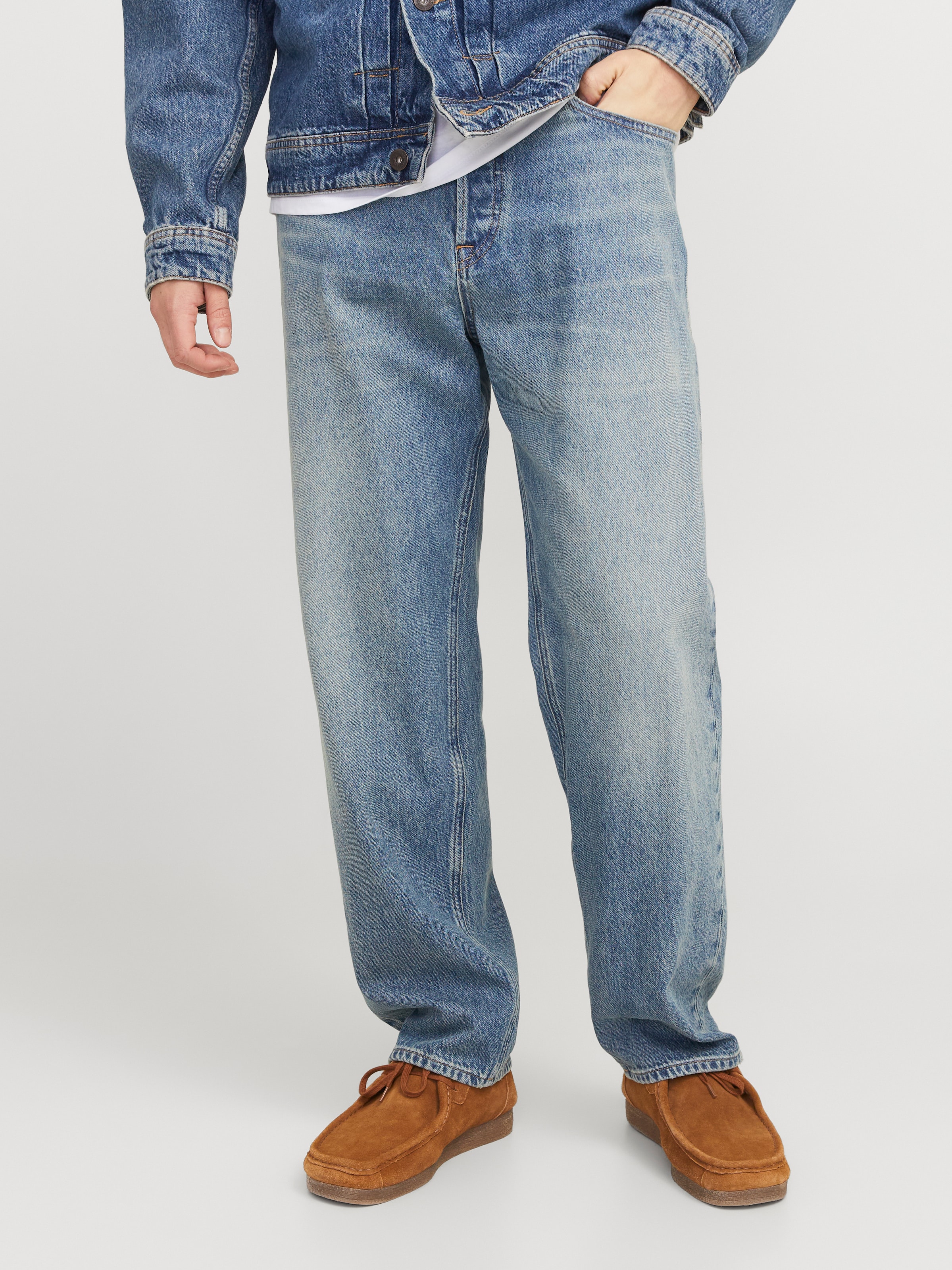 Jack & Jones Loose-fit-Jeans "JJIEDDIE JJORIGINAL MF 710" günstig online kaufen