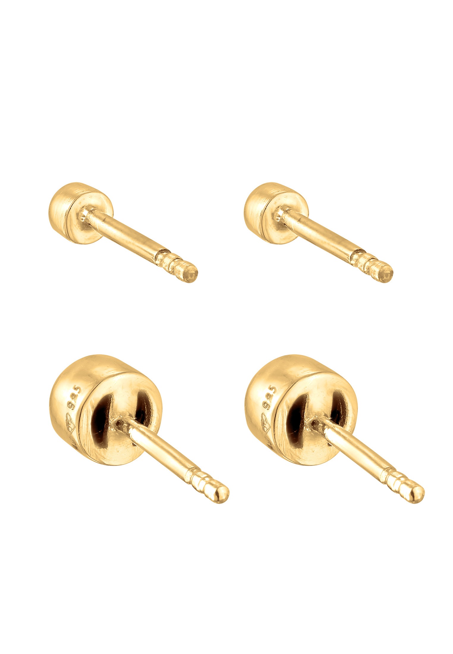 Elli Ohrstecker-Set »Ohrringe Set Kristalle Basic Grün 925 Silber«
