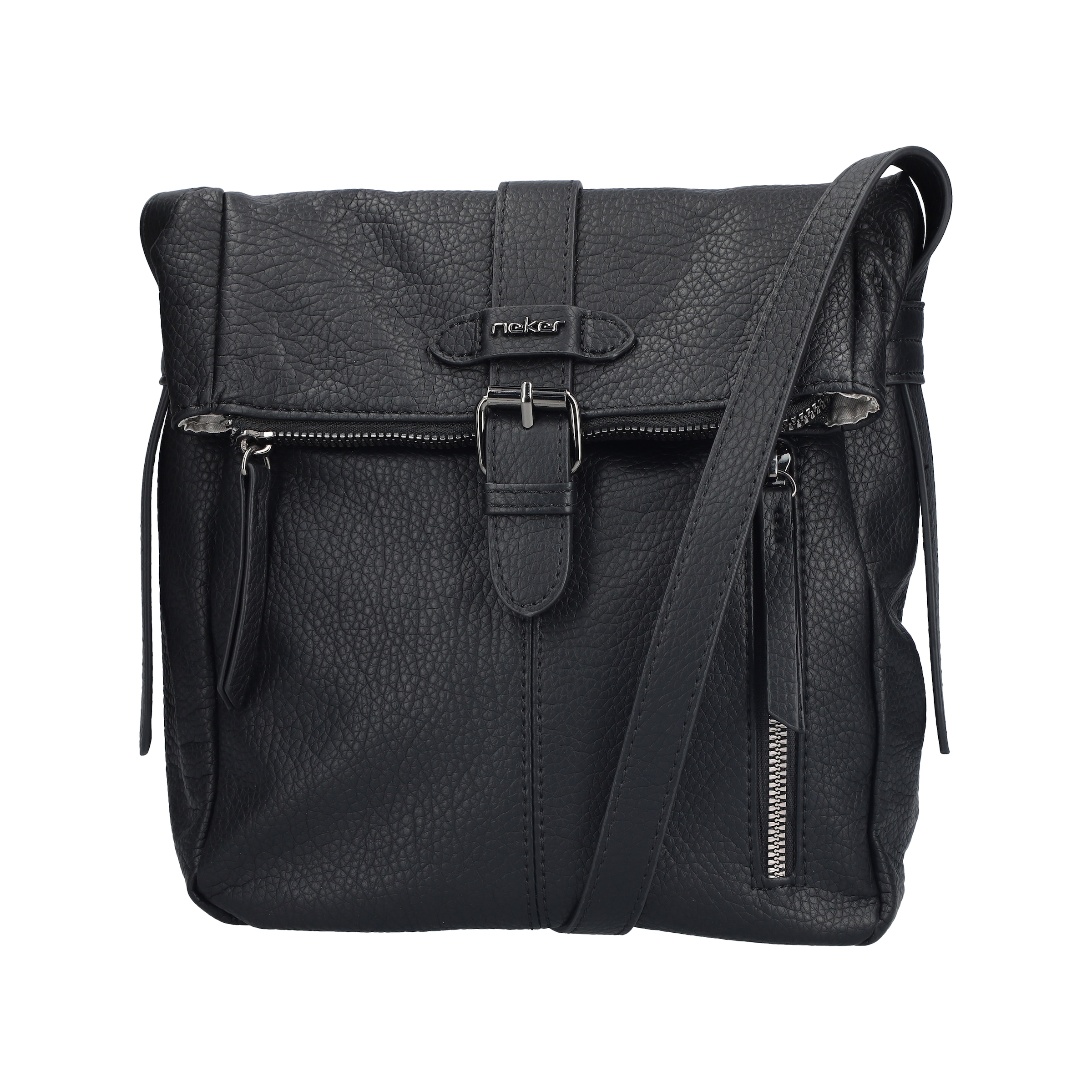 Rieker Umhängetasche, Damen-Handtasche, Schultertasche, Überschlag mit Schnallenverschluss