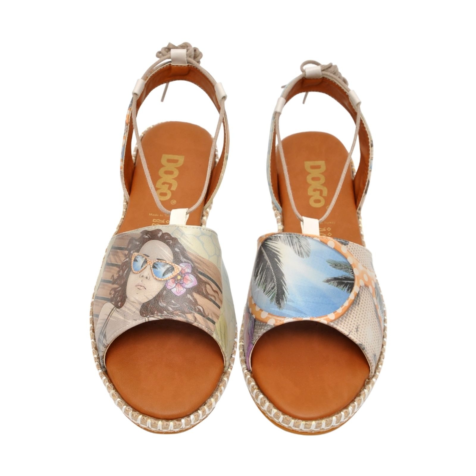 DOGO Sandale »Damen Hazel Palm Dream Vegan Damen Sandalen/ Sandaletten /«, Vegan