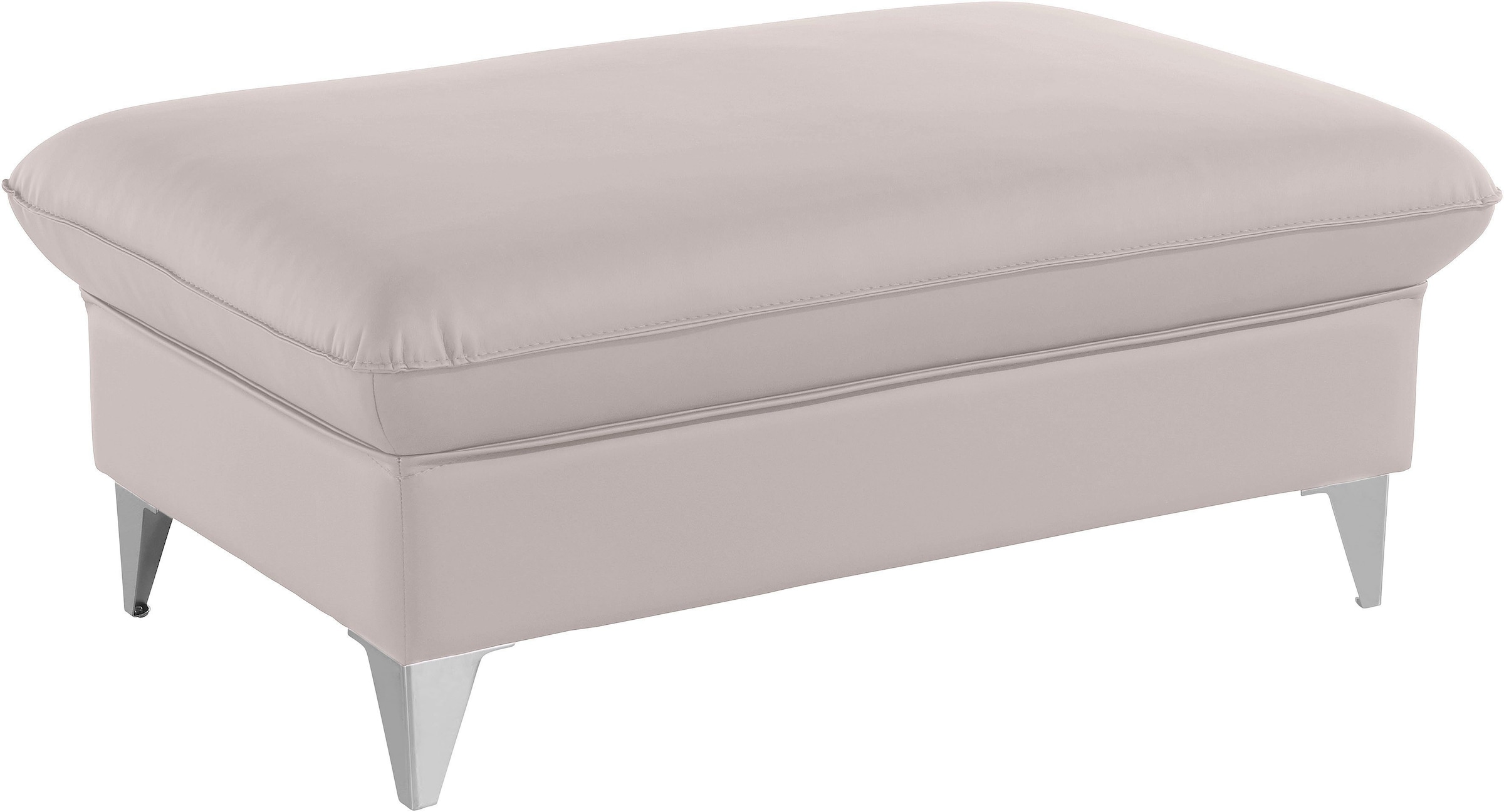 COTTA Polstergarnitur »Caluso L-Form«, Set bestehend aus: Ecksofa mit Kopfteilverstellung & Hocker