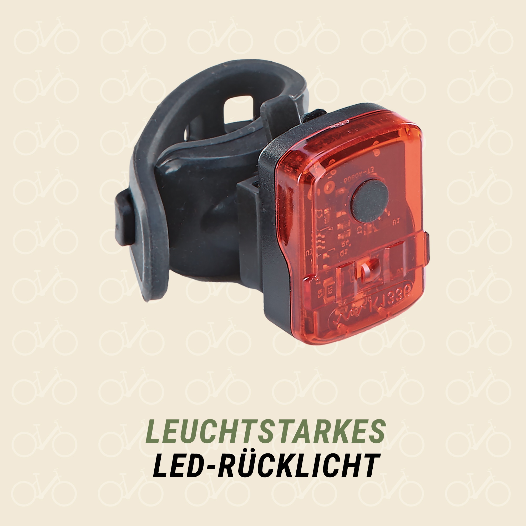 Prophete Fahrradbeleuchtung »LED Akku Beleuchtungsset 70 Lux«