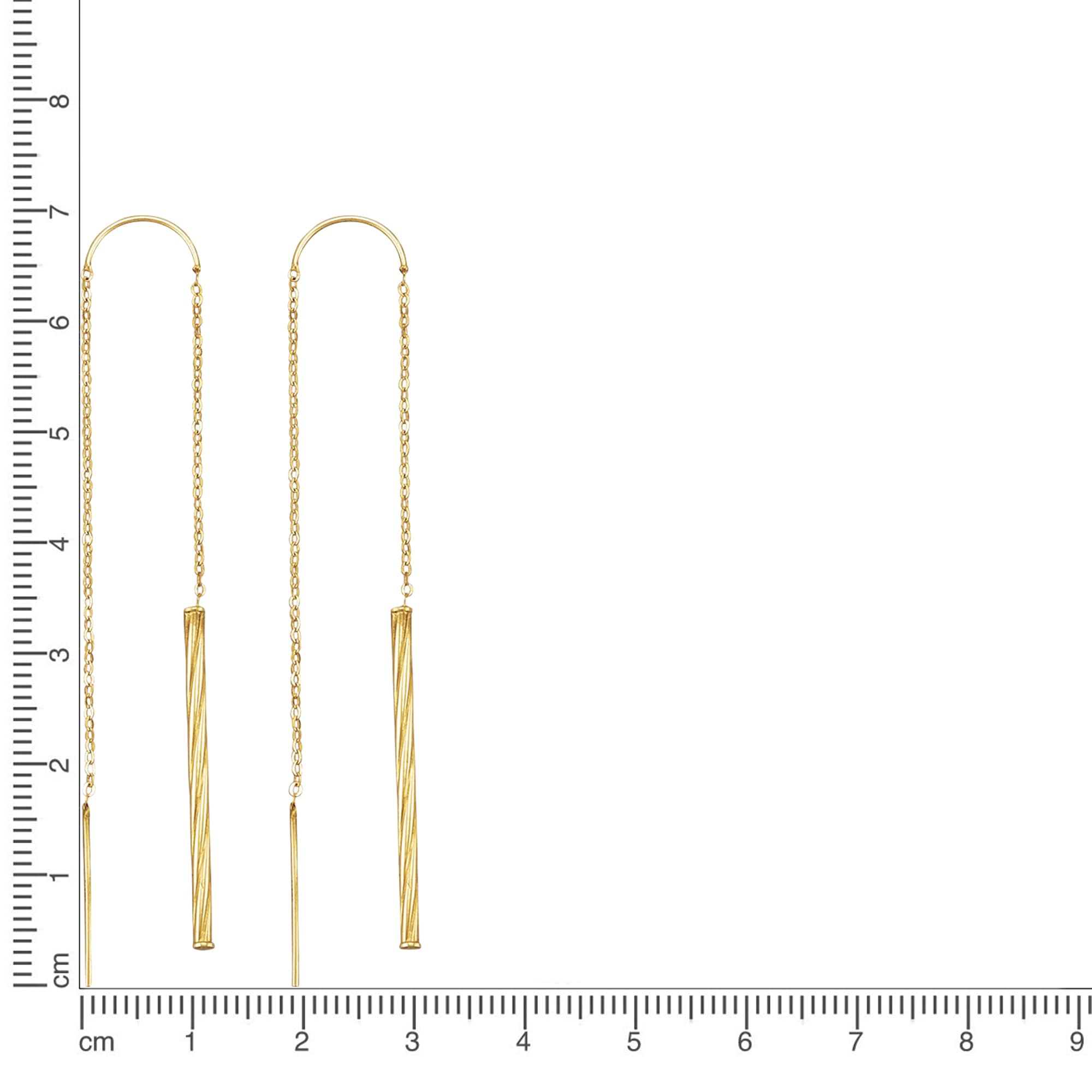 Fascination by Ellen K. Paar Ohrhänger »375/- Gelbgold glanz diamantiert«