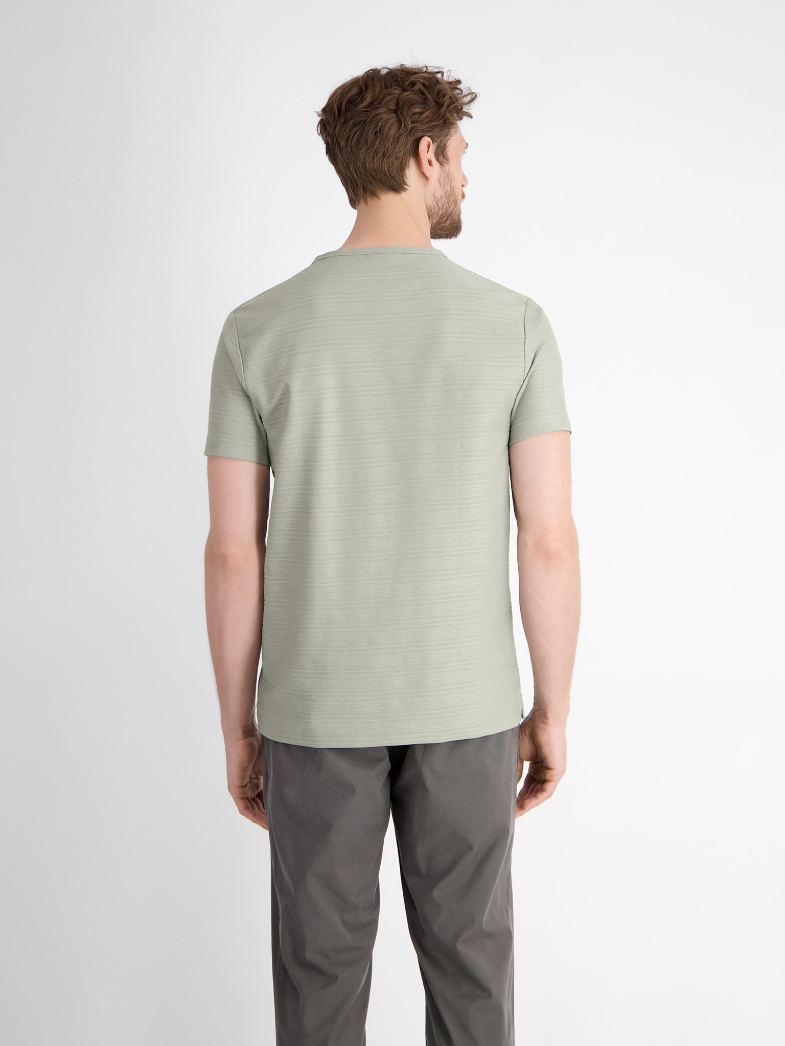 LERROS Kurzarmshirt, mit Serafino-Kragen und Knopfleiste günstig online kaufen