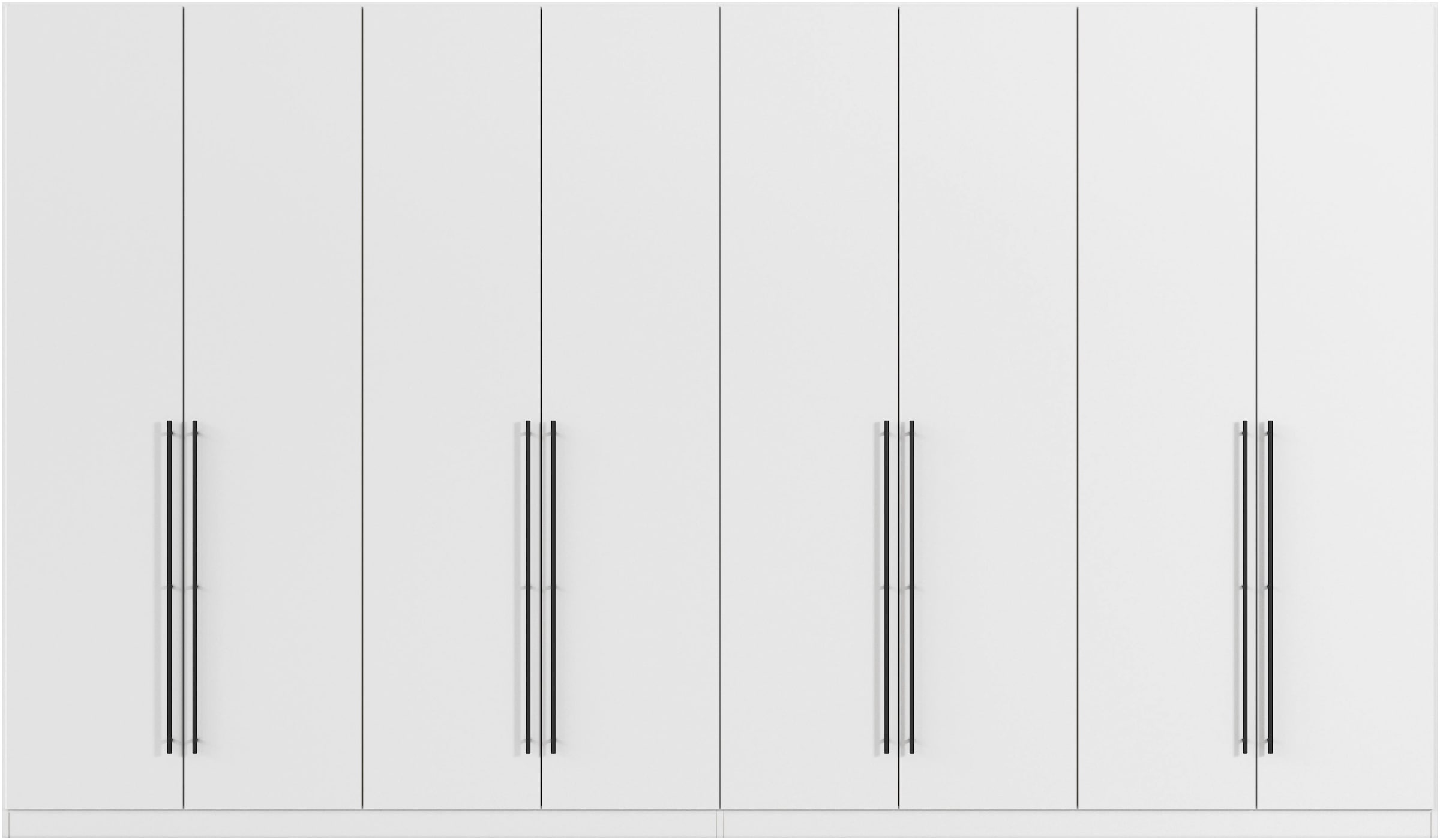rauch Kleiderschrank »AVOLA Drehtürenschrank Garderobe Wäscheschrank Schlafzimmer TOPSELLER«, (in 3 verschiedenen Ausstattungen BASIC/CLASSIC/PREMIUM), mit hochwertigen Stangengriffen in Schwarz aus Metall MADE IN GERMANY