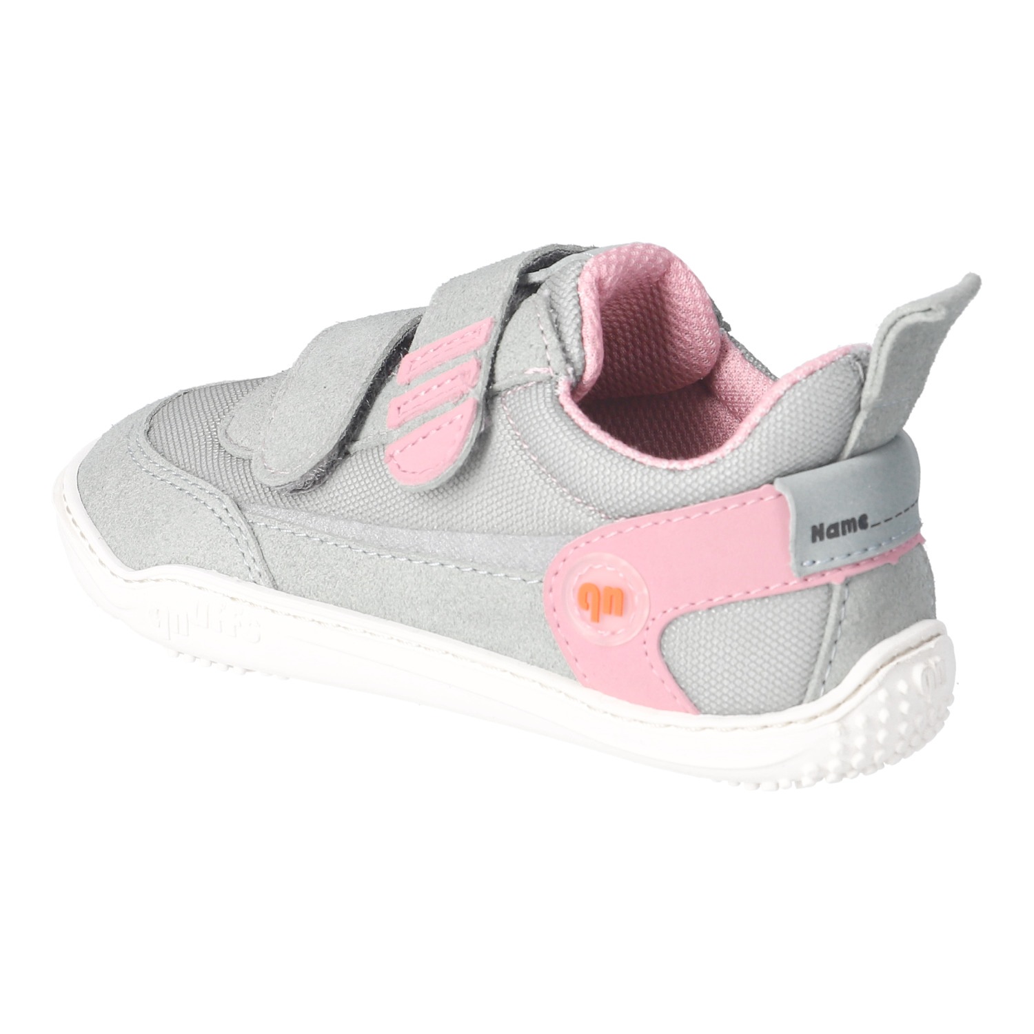 qnuffs Barfußschuh »Erle«  Klettschuh, Sneaker mit Nullsprenung, Größenschablone zum Download