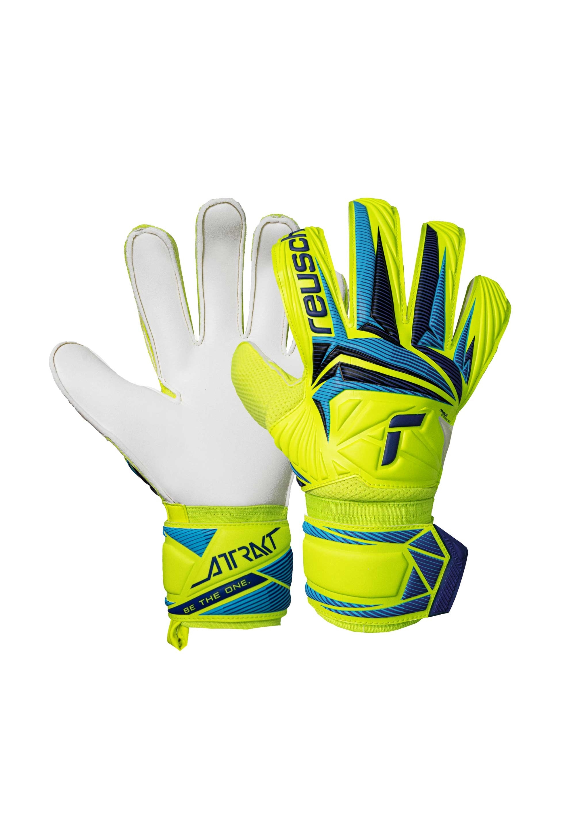 Reusch Torwarthandschuhe "Attrakt Solid" mit hochelastischem, sicherem Verschluss