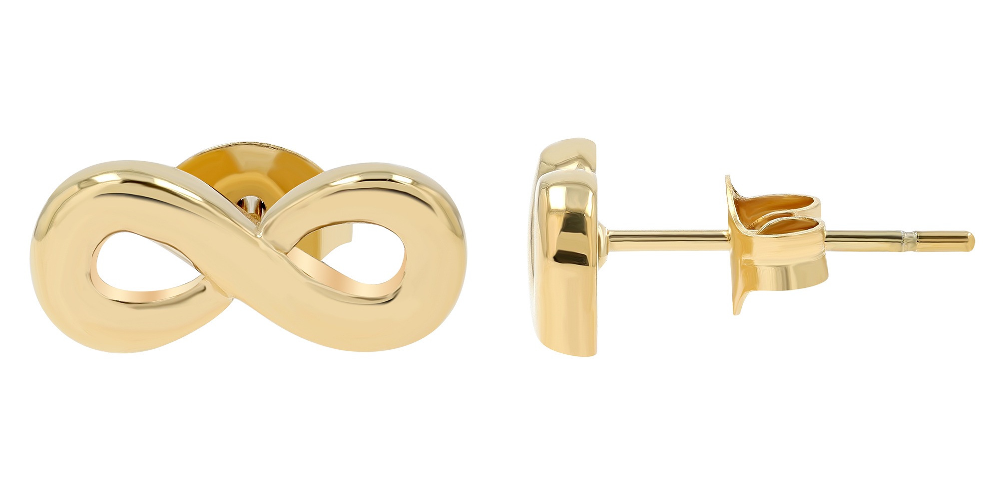 Adelia´s Paar Ohrhänger »Damen Ohrringe – Ohrstecker Unendlichkeitszeichen aus Edelstahl« Zum Verschenken an Menschen, die Ihnen am Herzen liegen