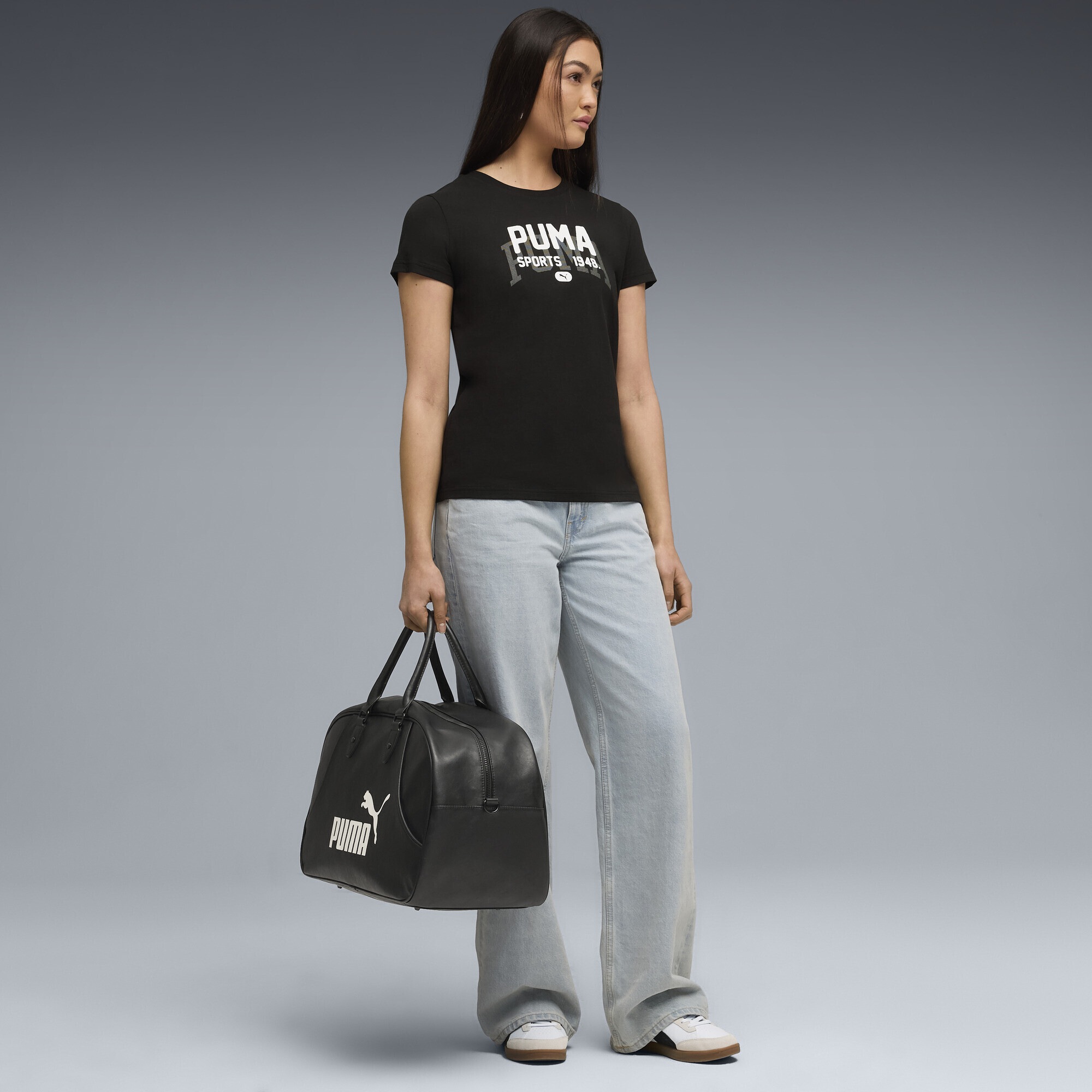 PUMA T-Shirt »Grafik Varsity T-Shirt Damen«