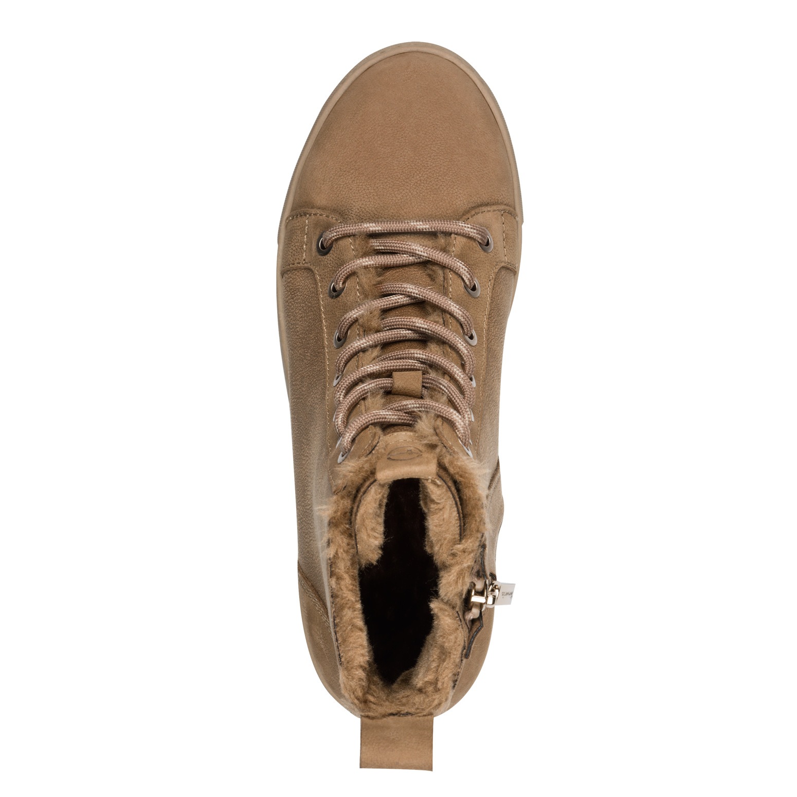Tamaris Winterboots, Plateau, Schnürboots, Stiefelette, T-Logoaufnäher an der Schuhzunge
