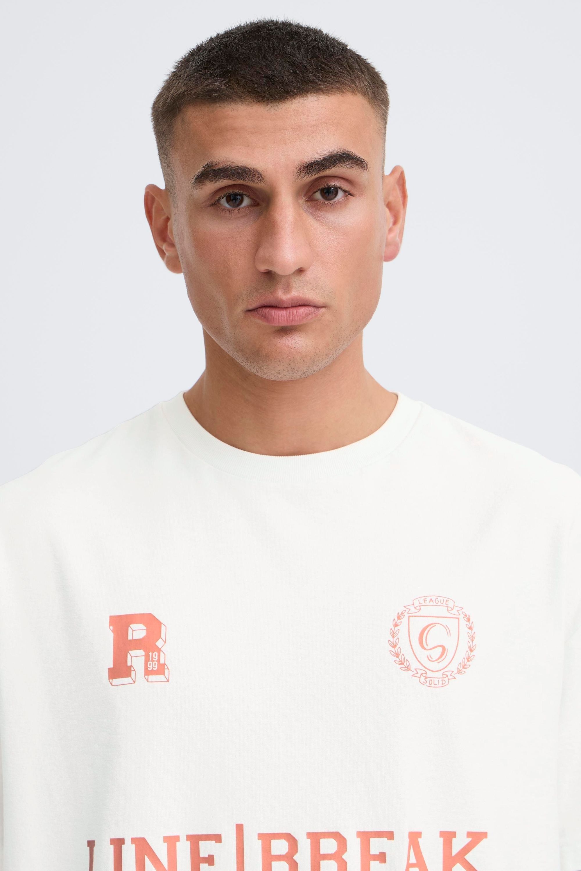 !Solid Rundhalsshirt »Rundhalsshirt SDSELAH«