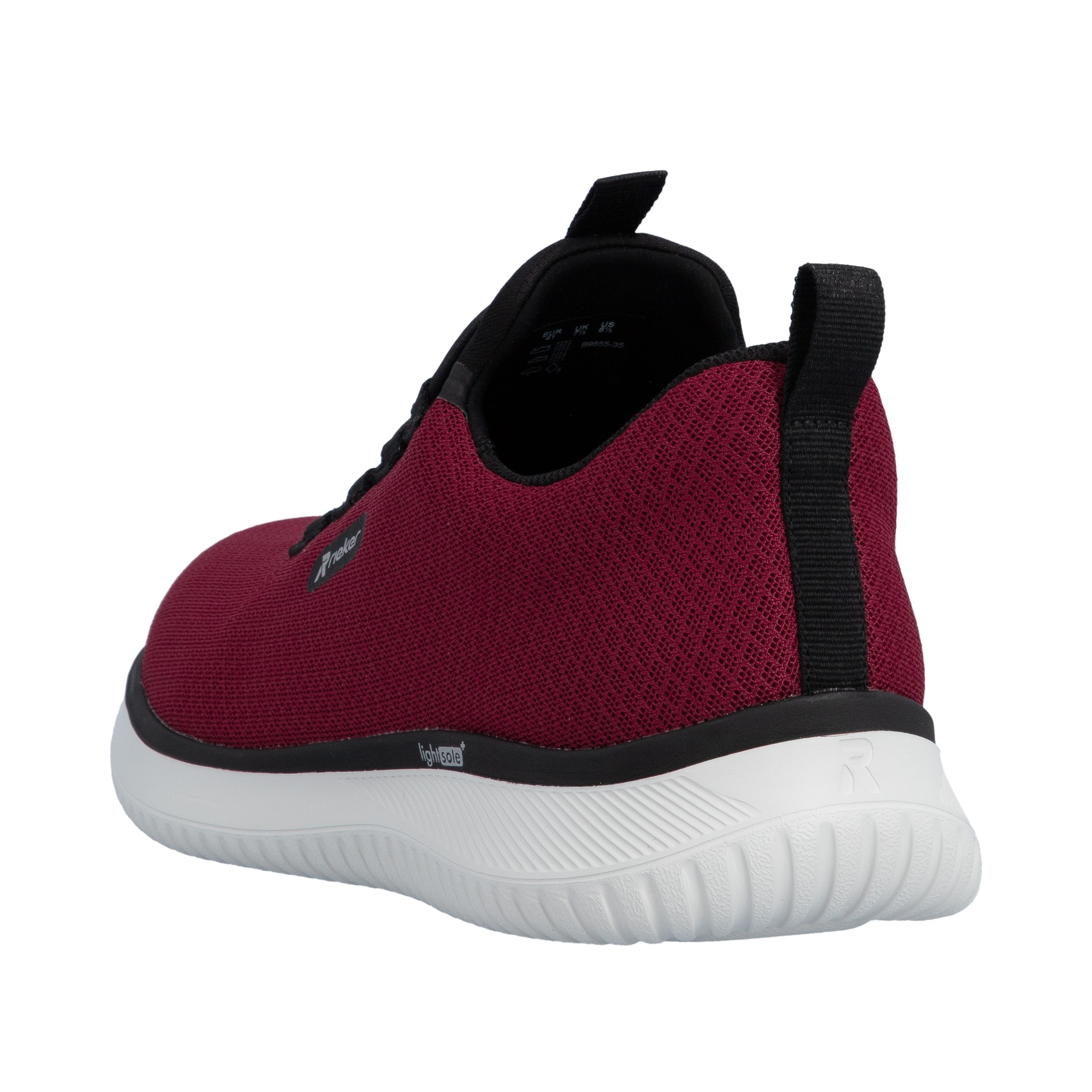 Rieker Slip-On Sneaker Wine Red/Black 40 3