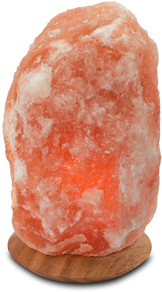 »Elefant«, Stein jeder kaufen ca. Salzkristall HIMALAYA SALT BAUR 11cm Salzkristall-Tischlampe aus Unikat, | Handgefertigt DREAMS H: - ein