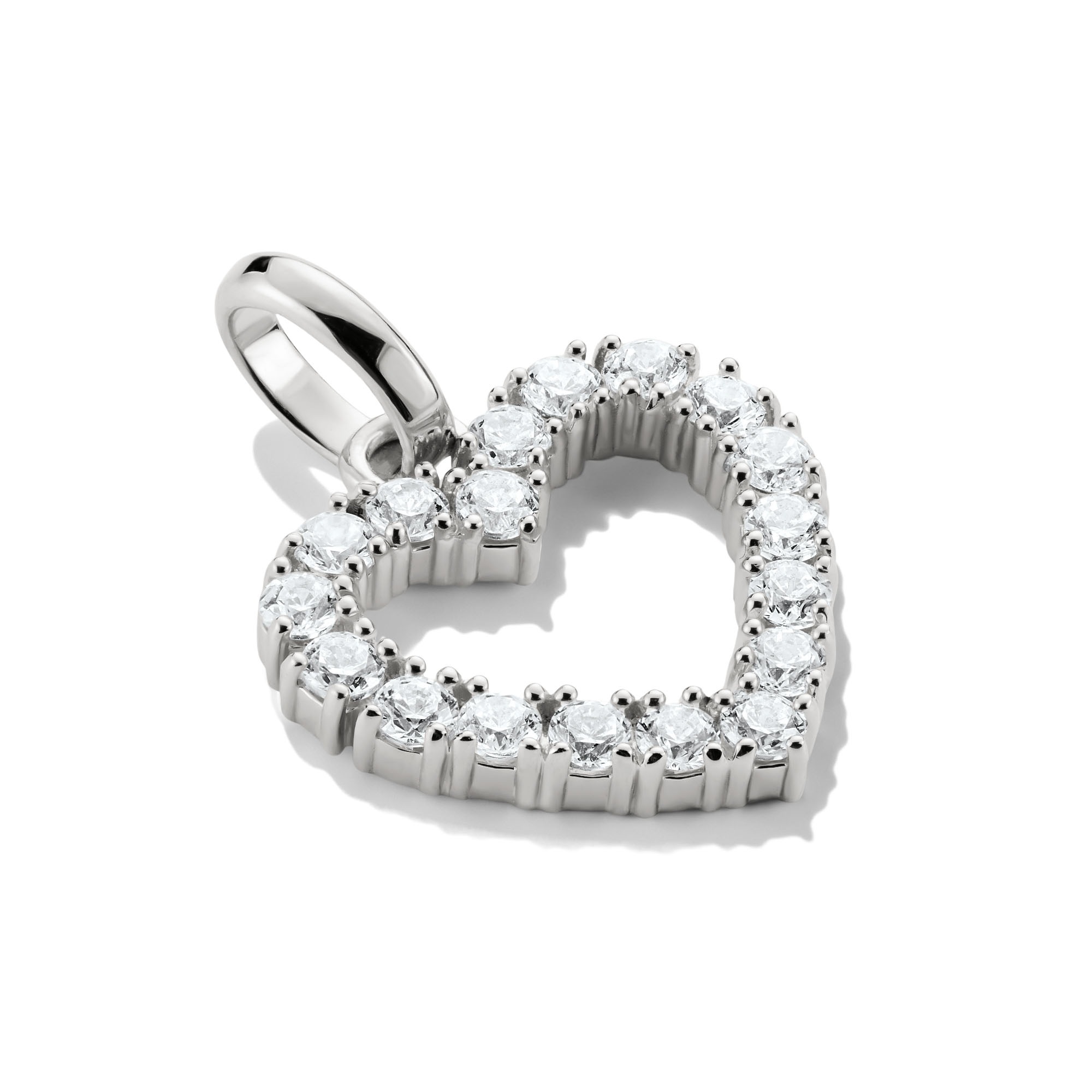 THOMAS SABO Charm Herz »Charm Herz - Connect, CC1237-051-14, CC1237-414-14, CC1237-639-10«, mit Rubin (synth.), Zirkonia (synth.)