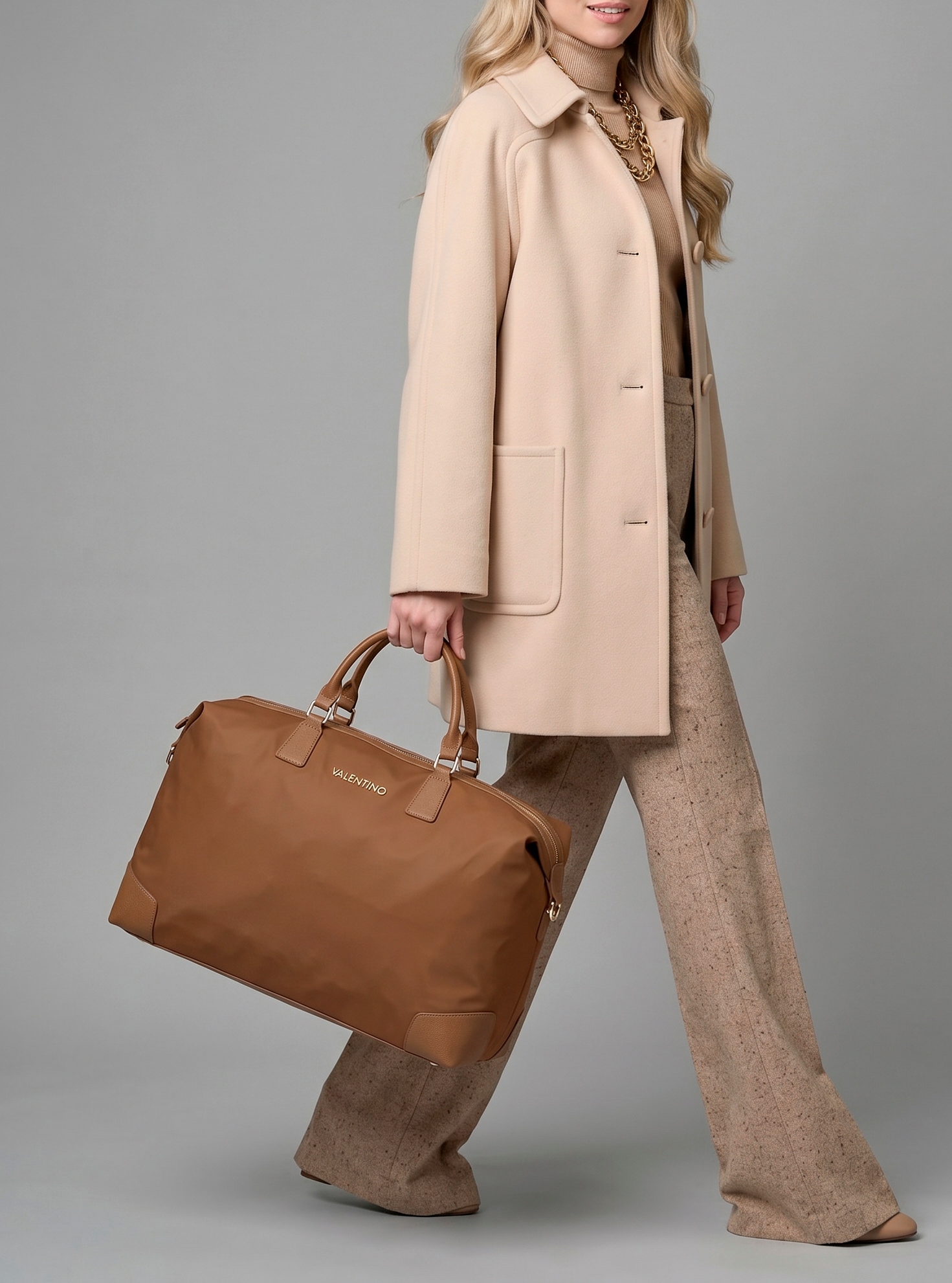 VALENTINO BAGS Henkeltasche »JOLLY BIS RE« Damen Handtasche, mit Logoschriftzug