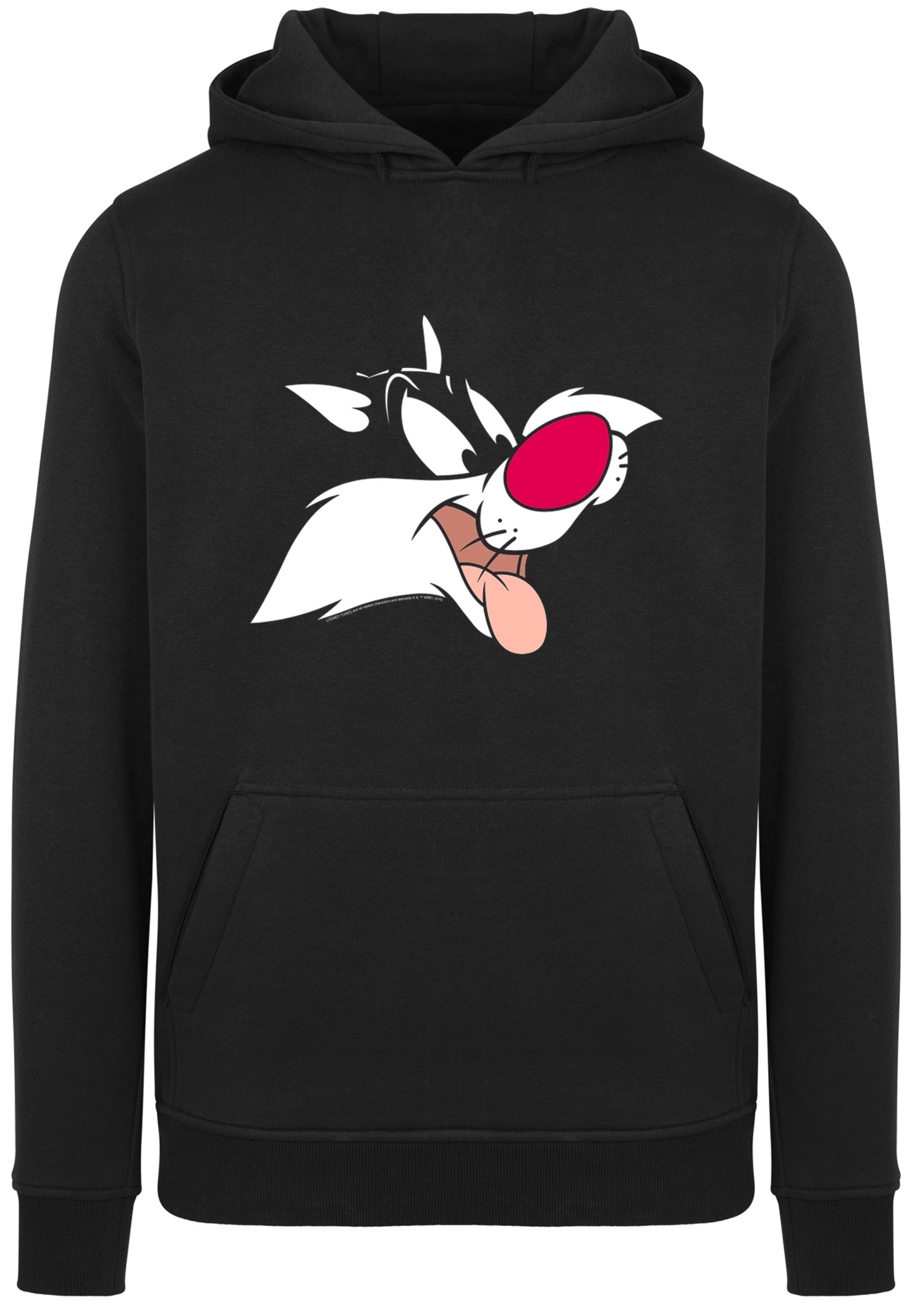 F4NT4STIC Sweatshirt »Hoodie 'Looney Tunes Sylvester'«, Herren,Premium Merch,Slim-Fit,Kapuzenpullover,Bedruckt