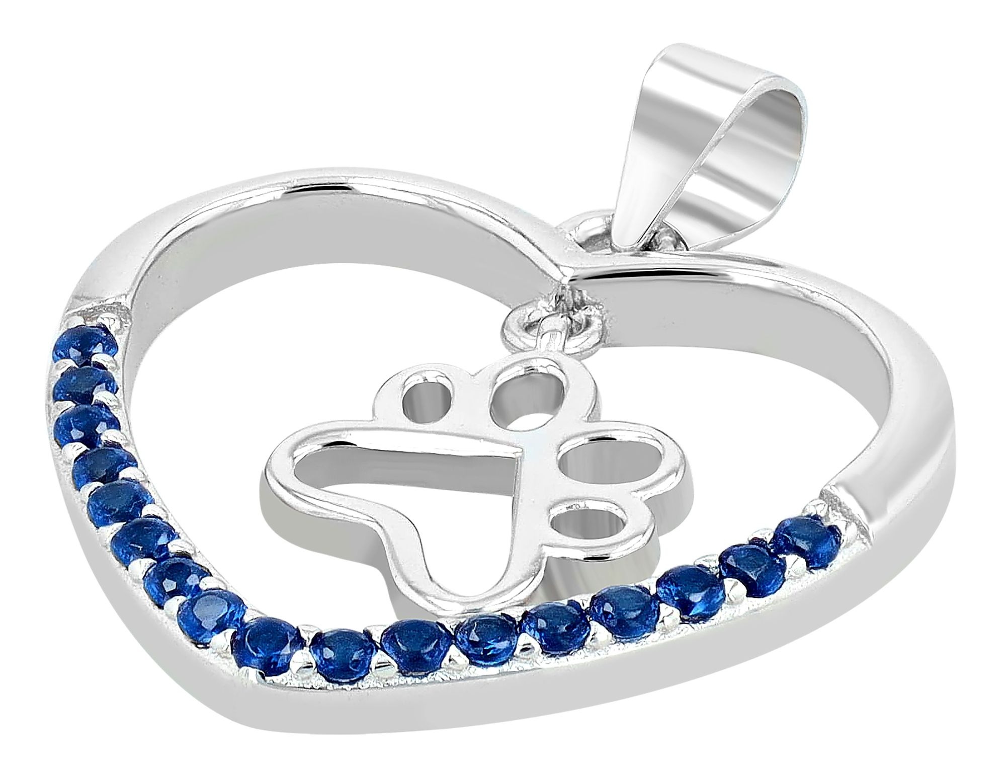 ADELIA ́S Damen Kettenanhänger "Damen Anhänger – Herz Herzanhänger aus 925 Silber mit Zirkonia", Silber 925 (Sterlingsilber)silber, Silber 925