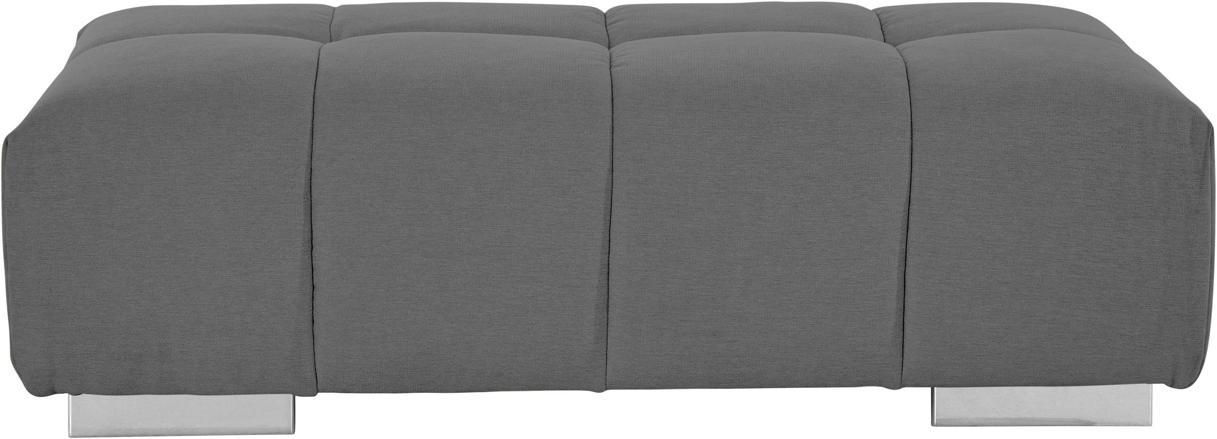 Hockerbank COTTA "Orion", grau (anthrazit), B:134cm H:42cm T:70cm, 100% Polyester, Hocker 3