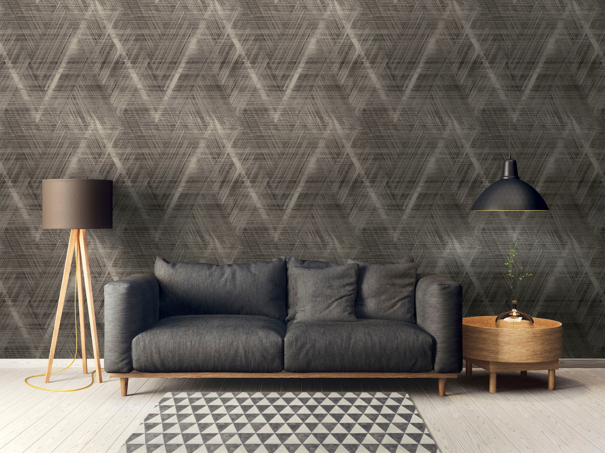 A.S. Création Vliestapete »THE BOS Grafisch«, leicht glänzend-gemustert-abstrakt, Grafiktapete Tapeten Wohnzimmer Schlafzimmer Küche modern Design Optik