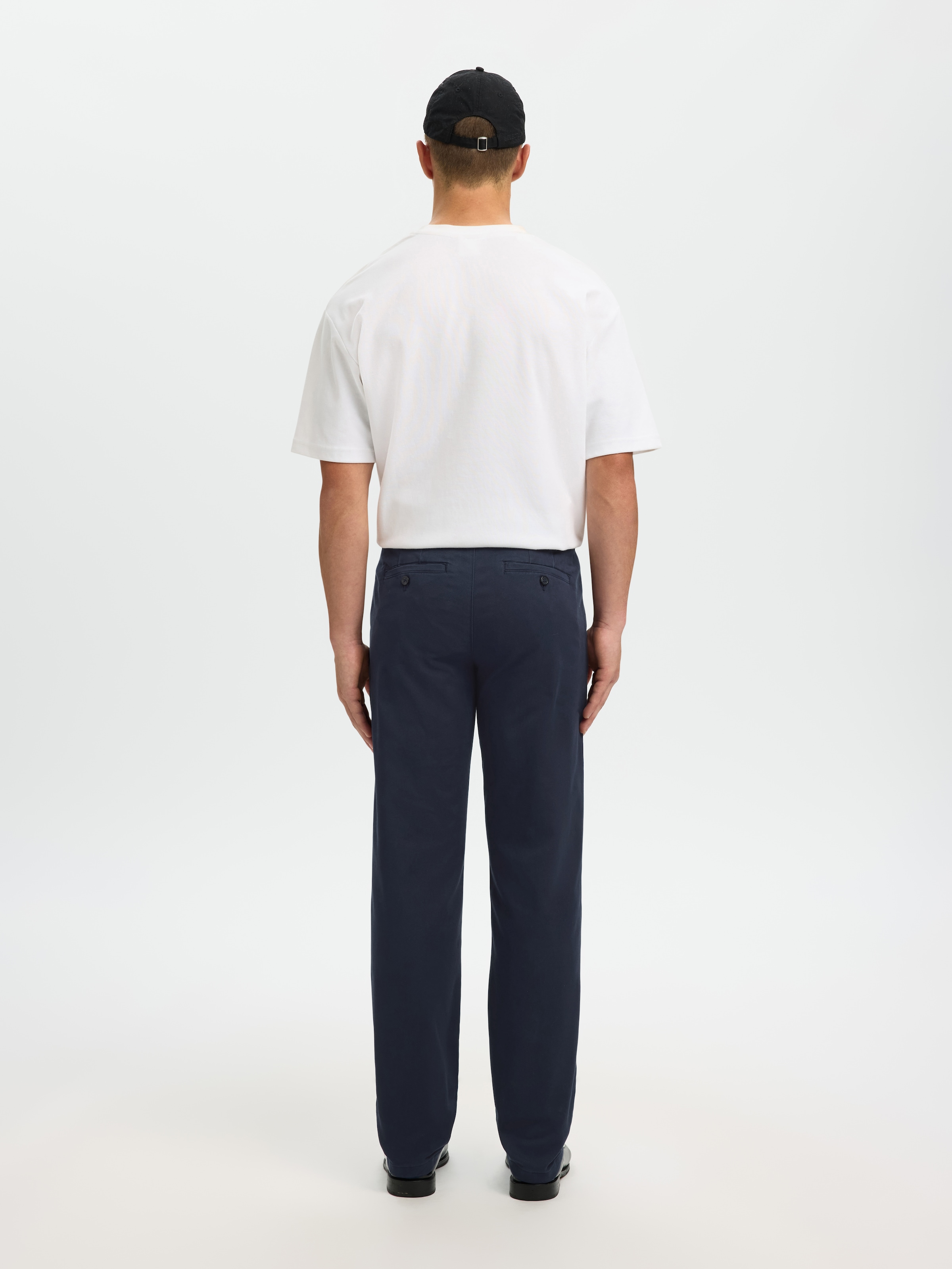 SELECTED Chinos »SLM196-STRAIGHT MILES TWILL PANT NOOS«  Baumwollmischung, straight fit