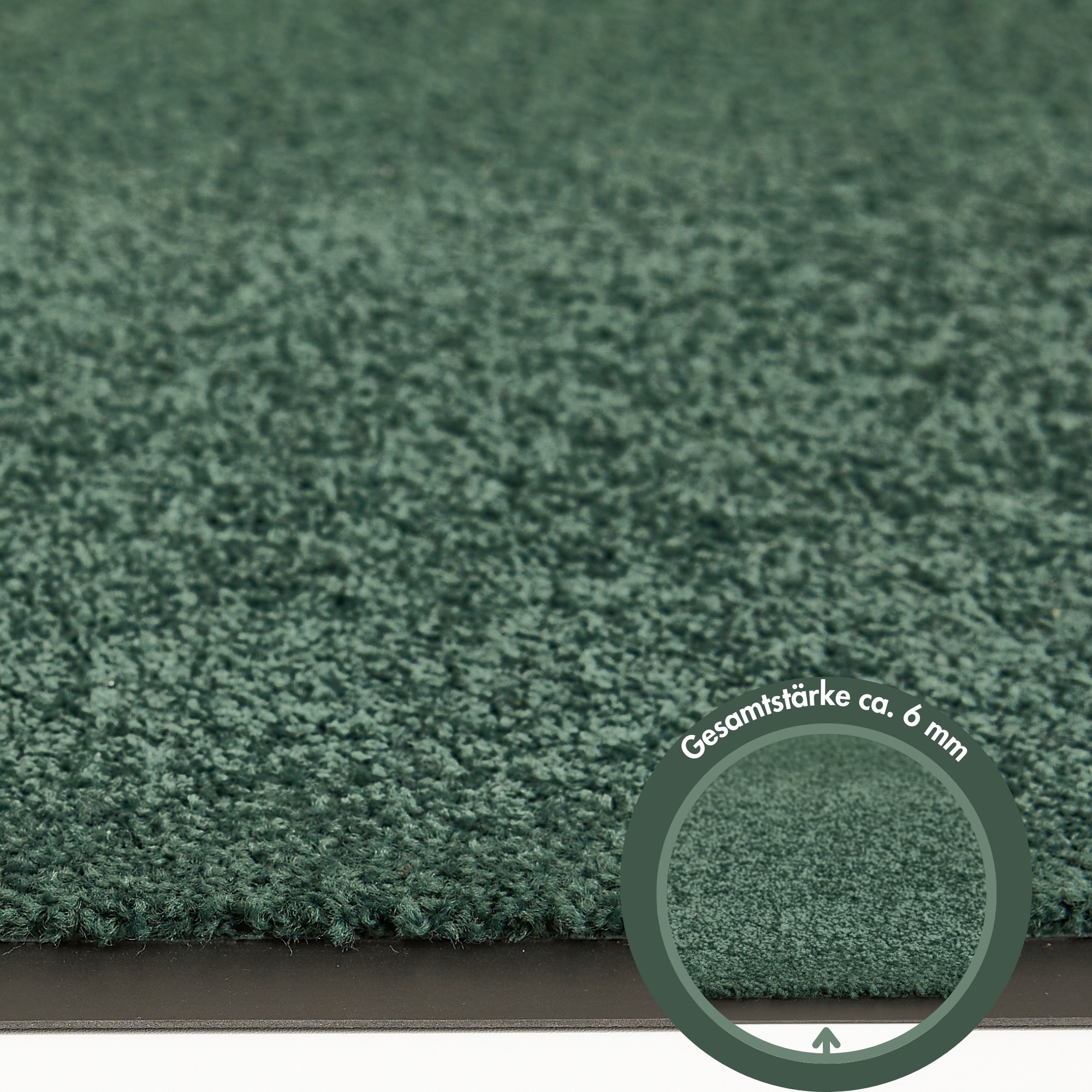 Andiamo Fußmatte »Verdi, Made in Netherlands«, rechteckig, 6 mm Höhe, Schmutzfangmatte, auch für überdachten Außenbereich geeignet, waschbar