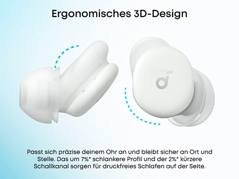 Anker In-Ear-Kopfhörer »Soundcore Sleep A30« Bluetooth Active Noise Cancelling (ANC)