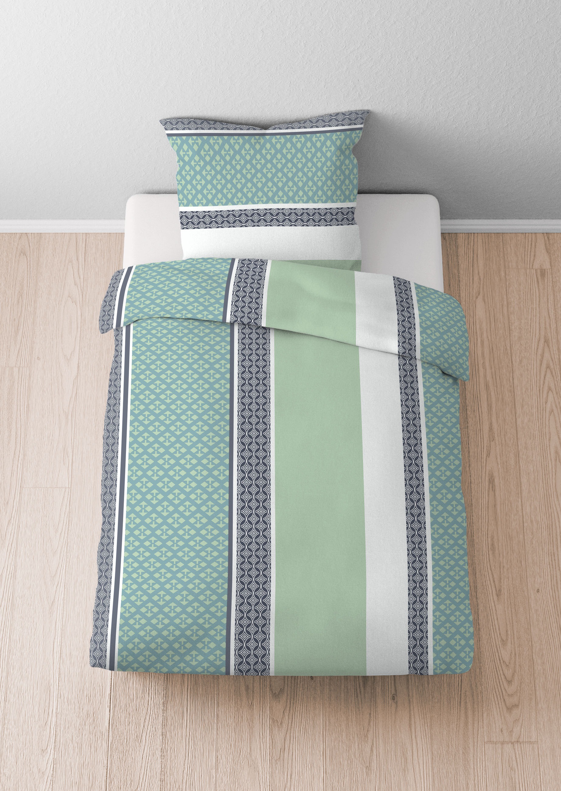 Castell - Markenbettwäsche Bettwäsche "0380839" 2 Stk. Nicki, kuschelig + f günstig online kaufen