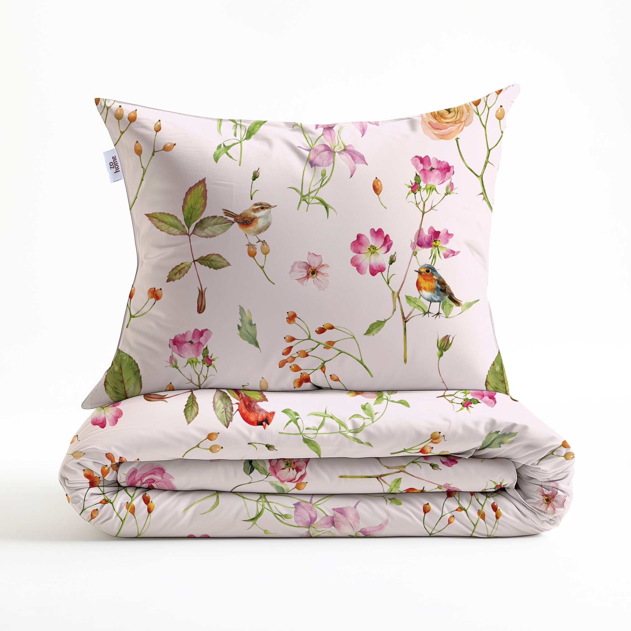 ZO HOME Bettwäsche »Zohome Bettwäsche Baumwolle Zita« 2 Bettwäsche aus 100% Baumwolle, hochwertige Renforcé, ab 135x200 cm.