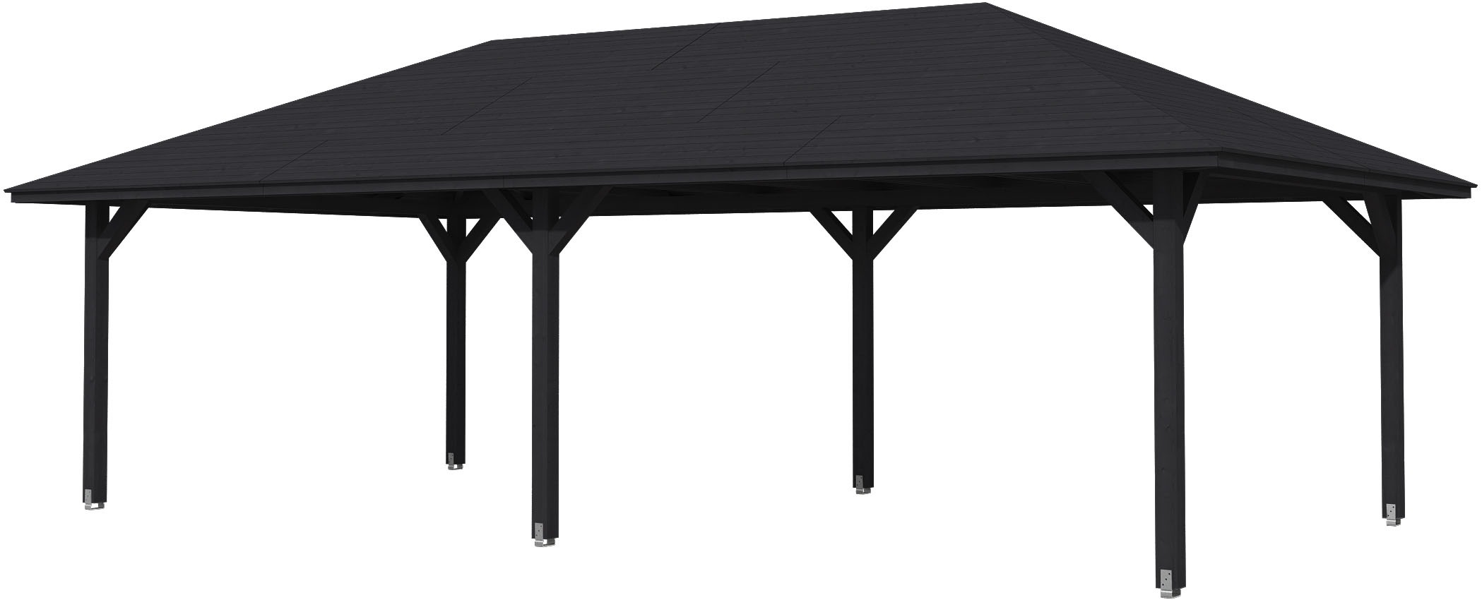 Skanholz Pavillon »Orleans 3«, 4-Eck, BxT: 504x916 cm