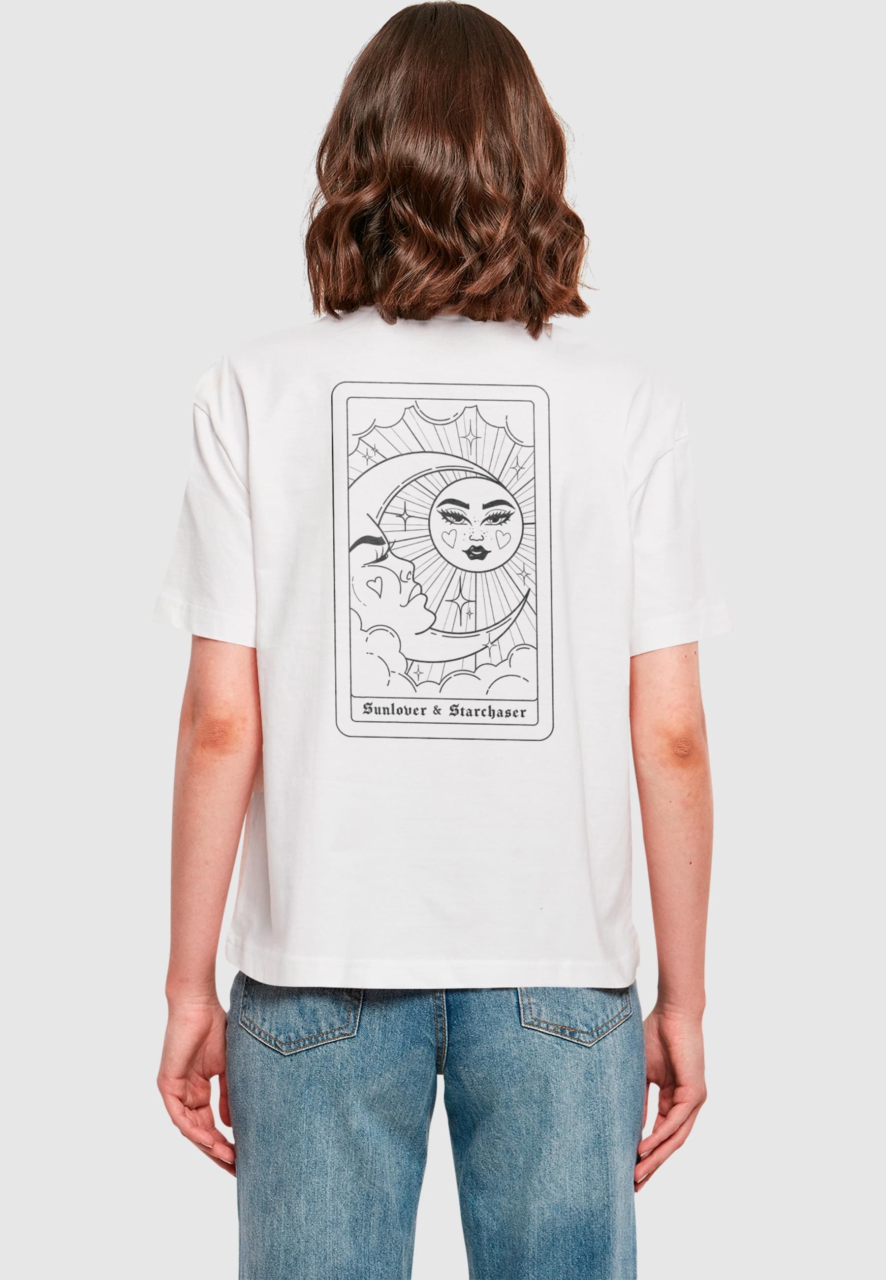 Miss Tee T-Shirt »Miss Tee Damen Sunlover Starchaser Tee«, (1 tlg.)